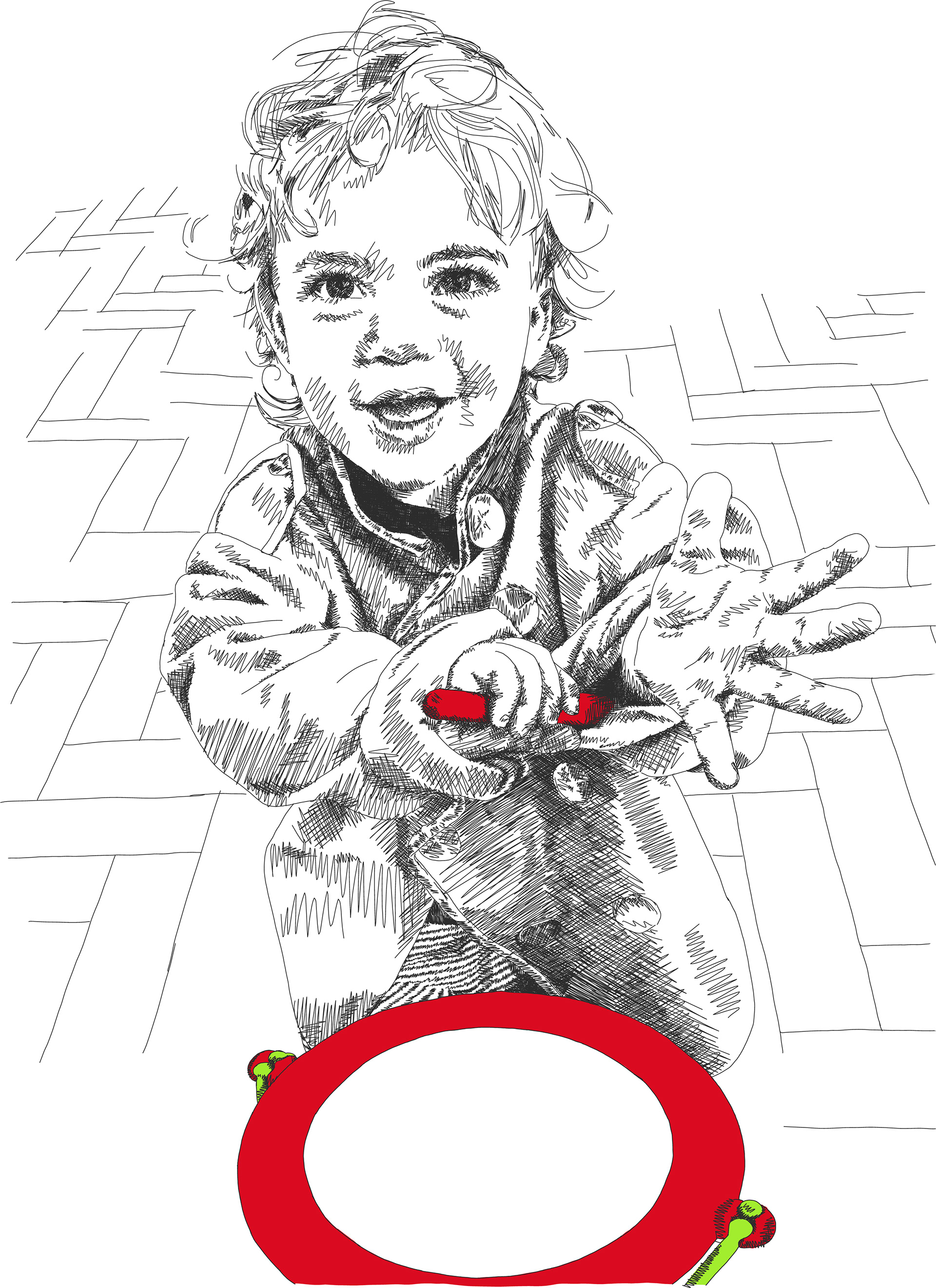 Commissioned portrait