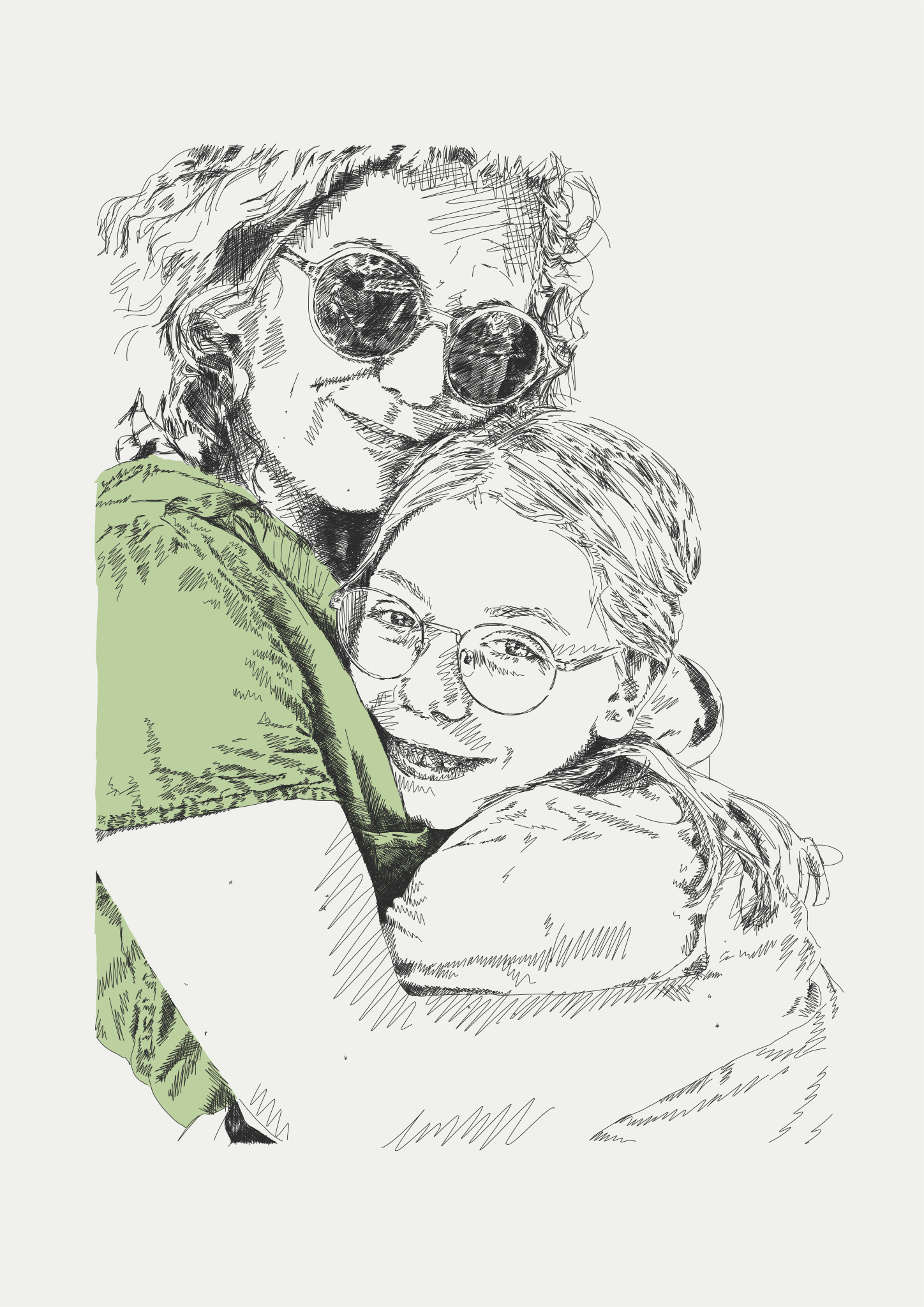 Commissioned portrait