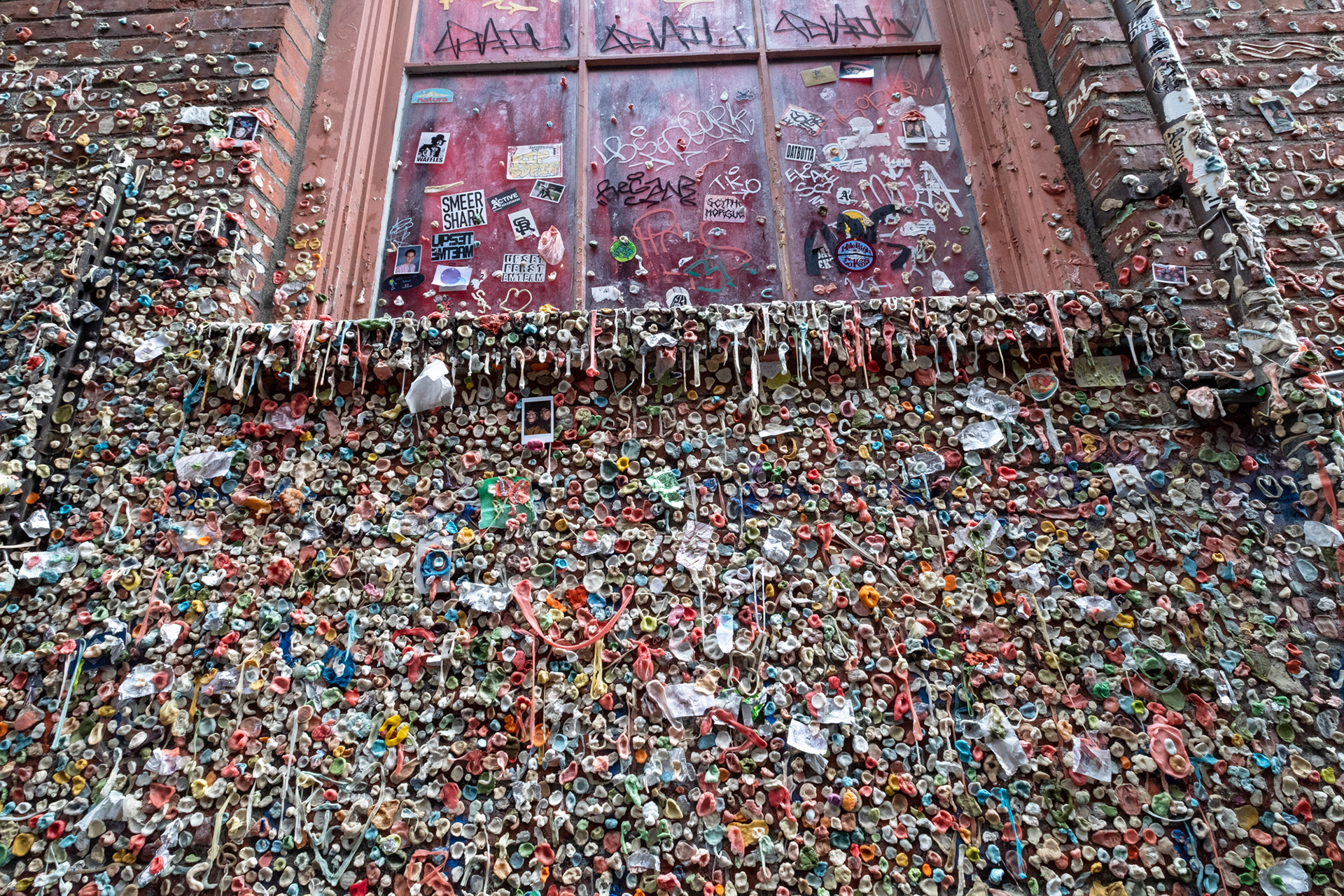 Gum Wall - pared de los chicles, Seattle