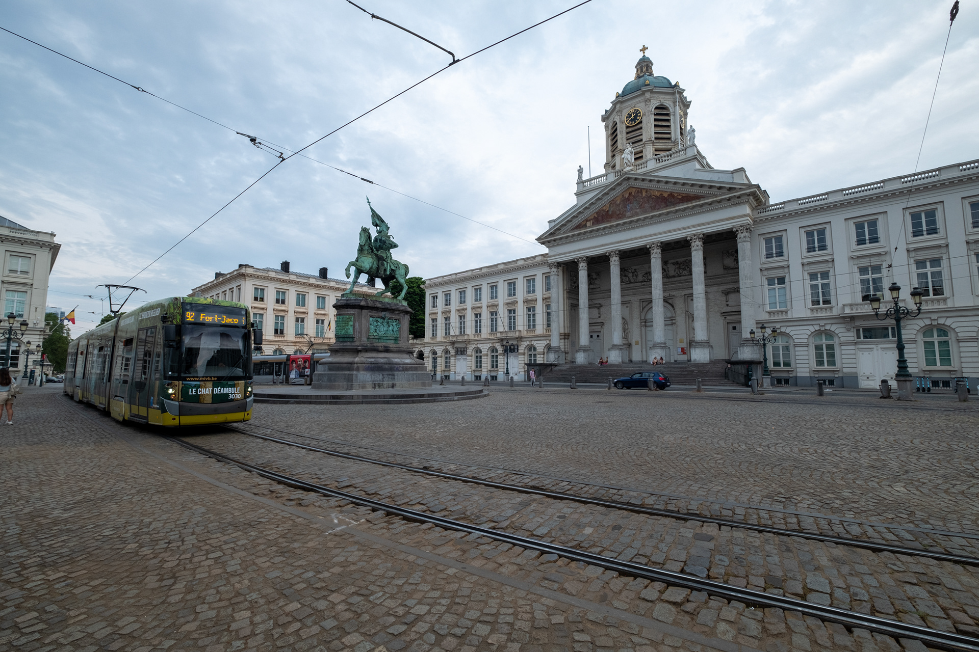 Bruselas - Plaza real - Iglesia Saint-Jacques-sur-Coudenberg