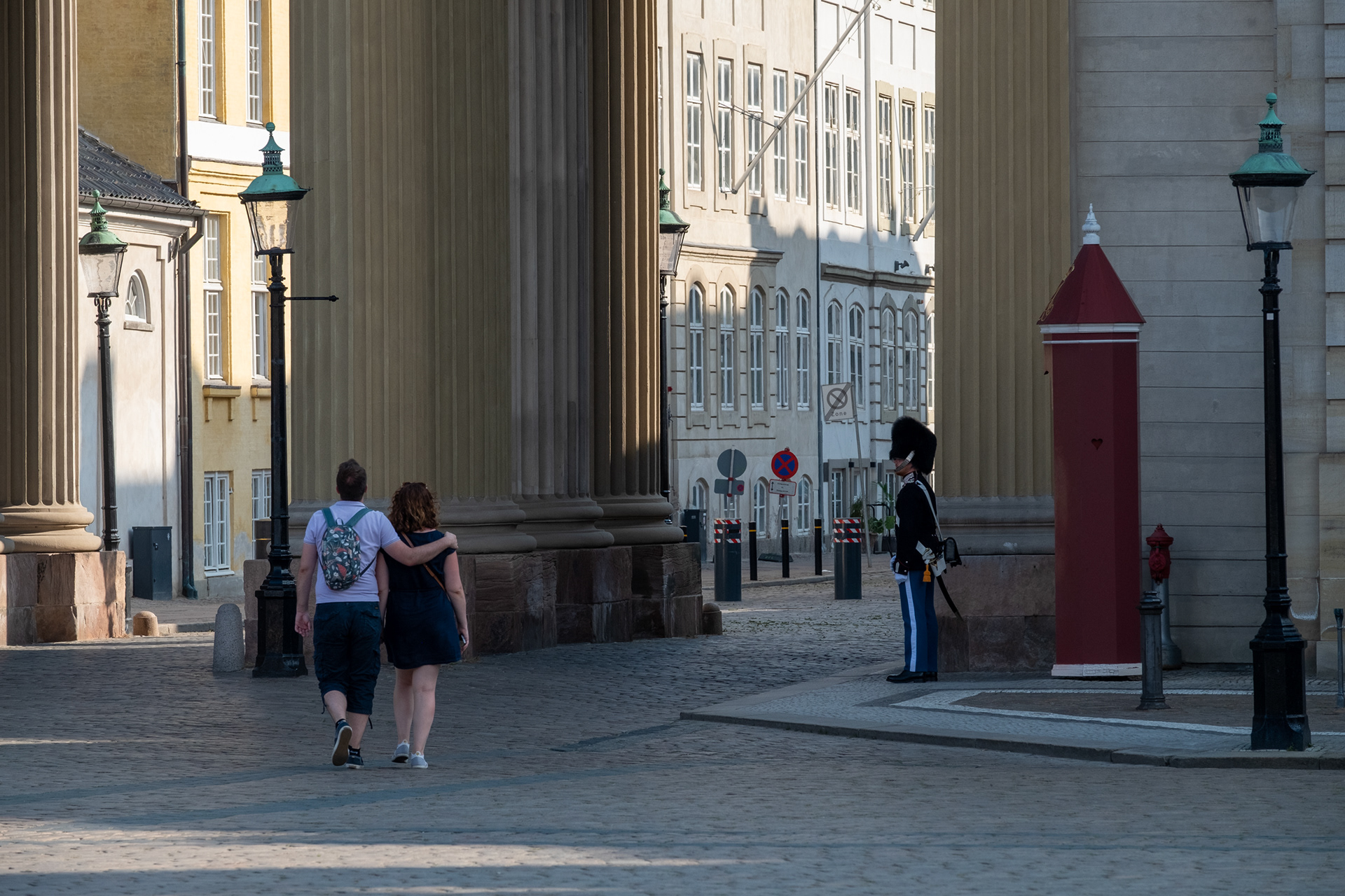 Palacio Amalienborg, cambio de guardia