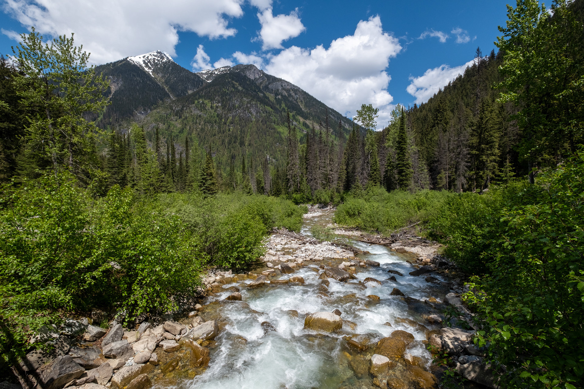 Glacier Nat. Park - bucle Brook - via abandonada del tren
