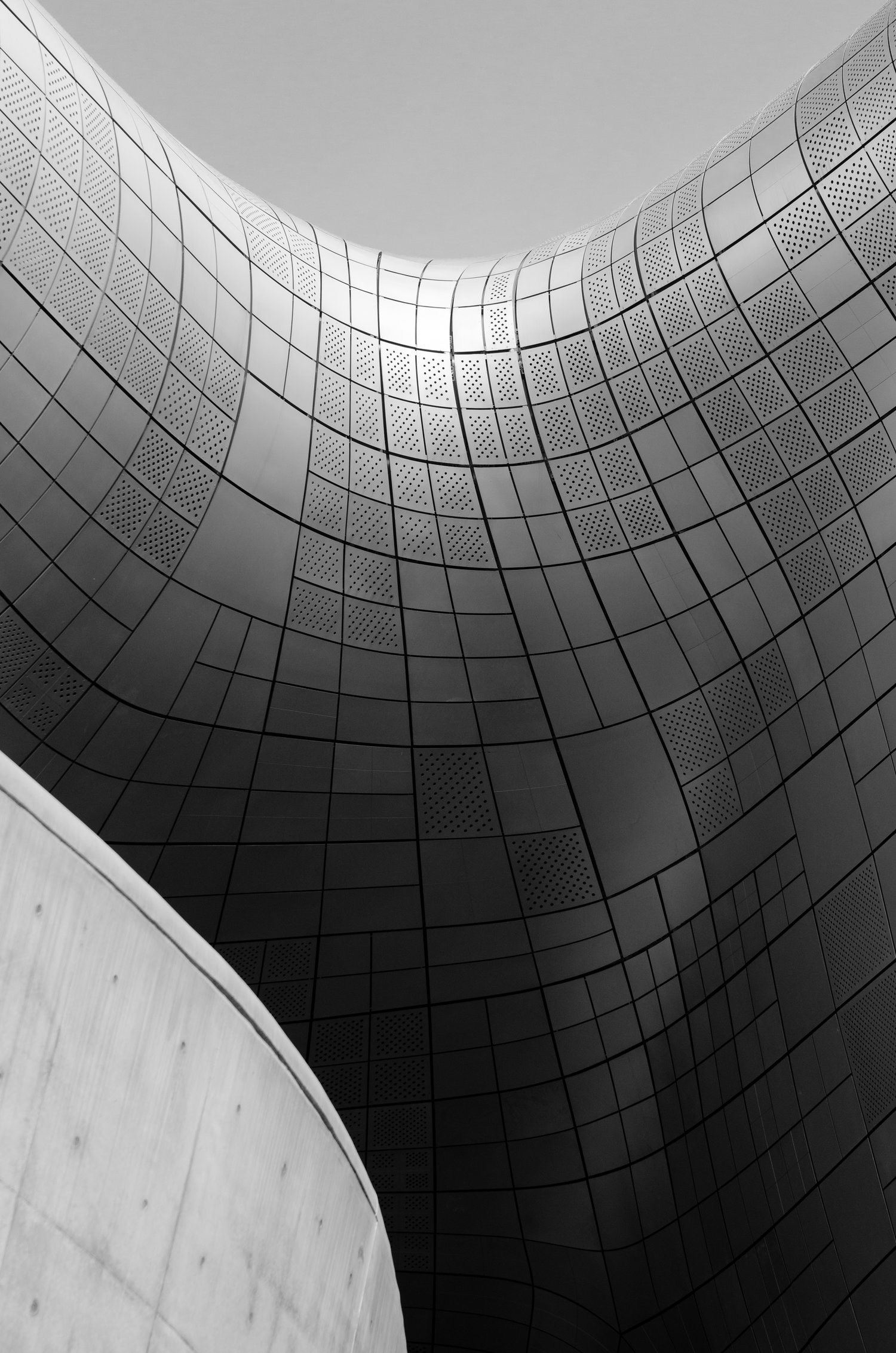 The Thing - Dongdaemun Design Plaza's main entrance. Seoul, South Korea.