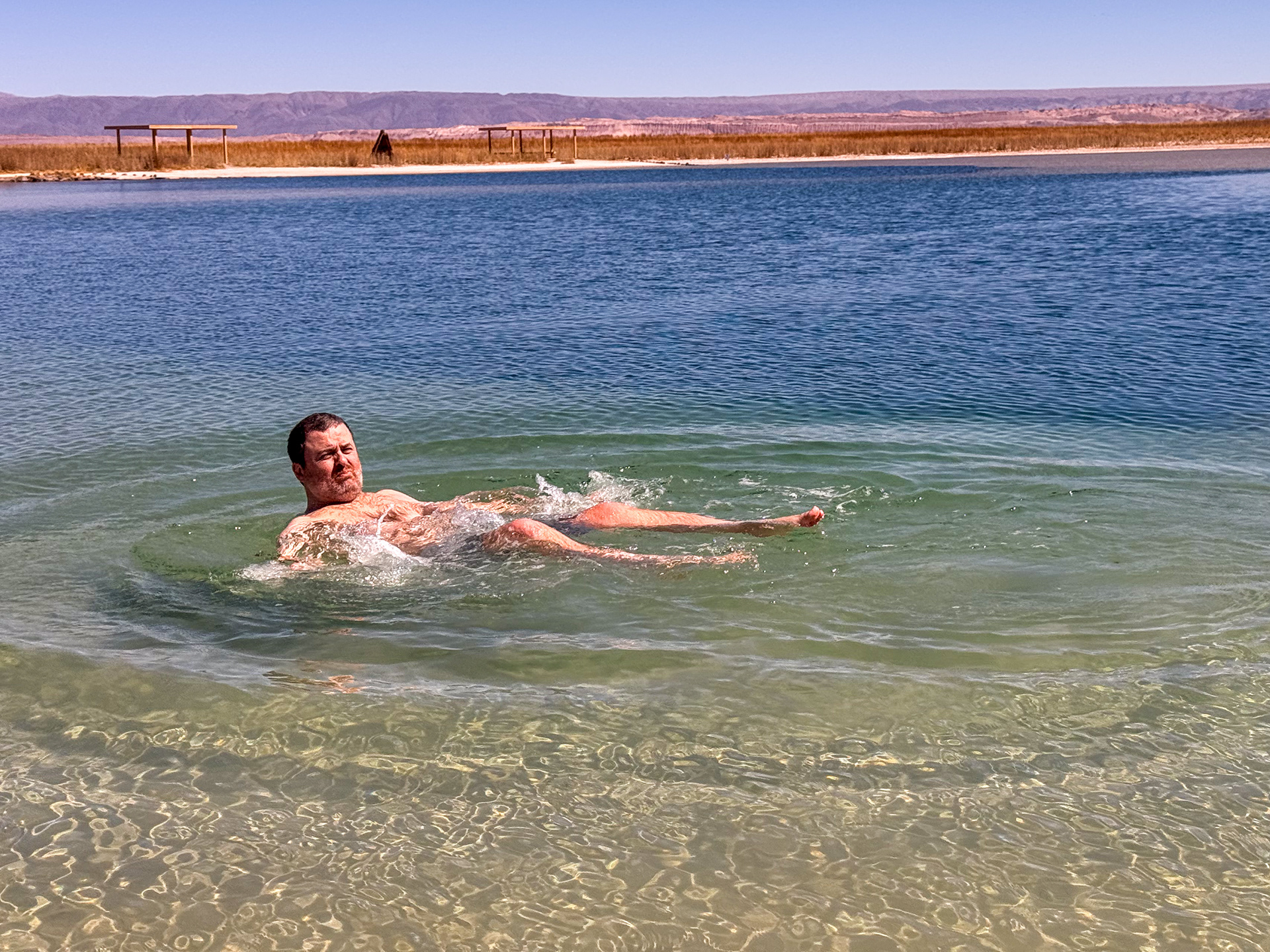 Experiencias de baño gelido en Laguna Cejar
