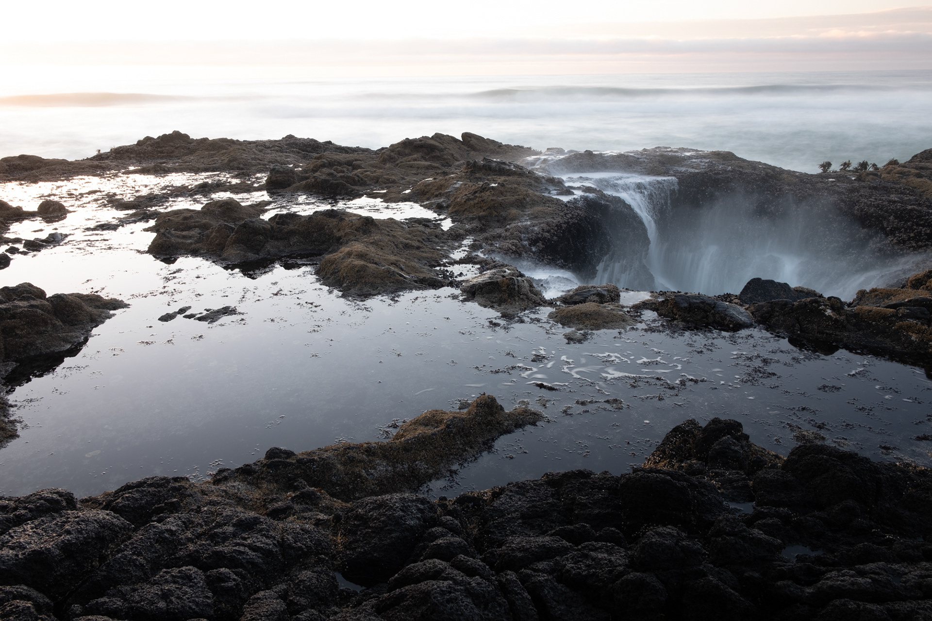 Thor's Well (pozo de Thor), cerca de Yachats, OR