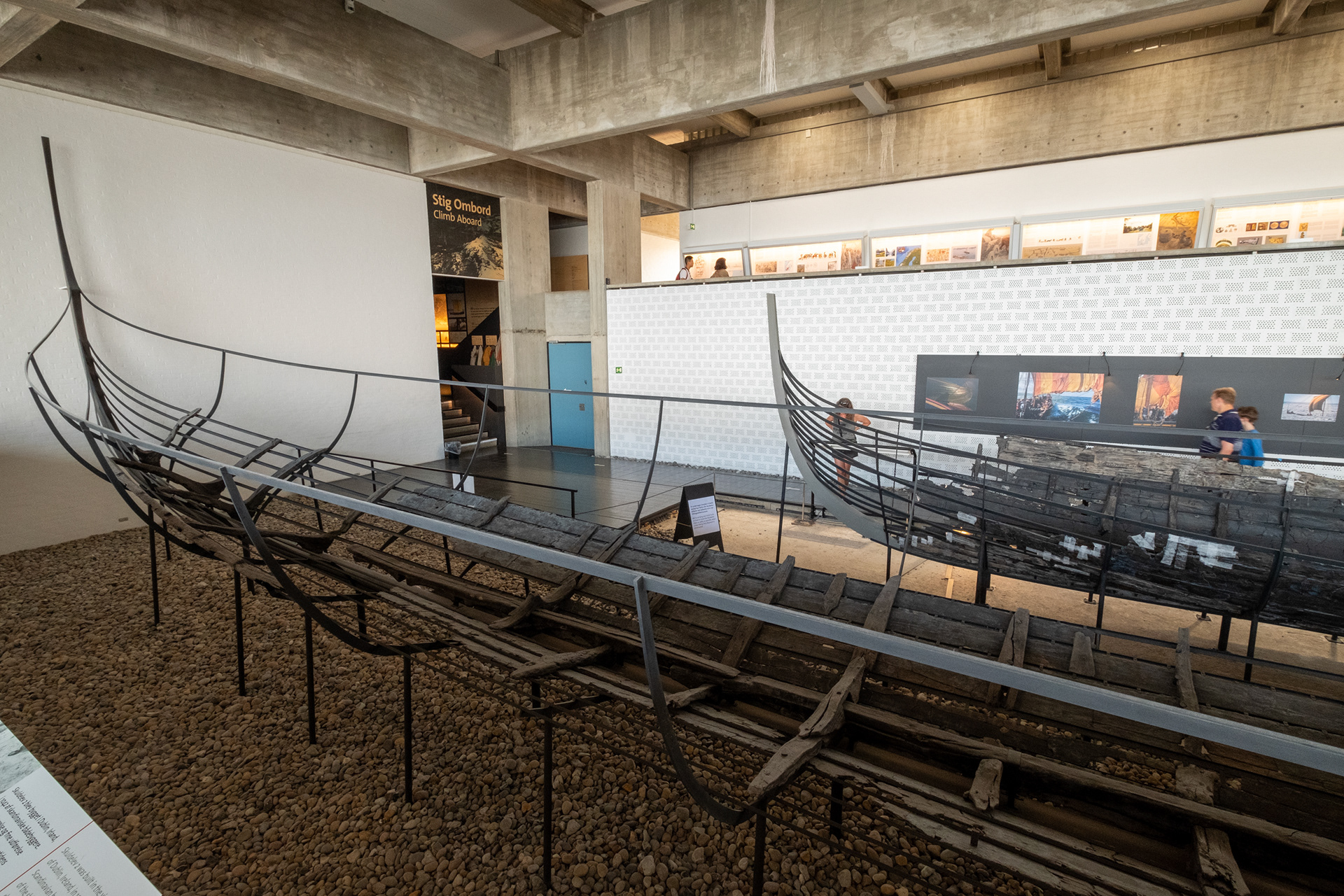 Skuldelev 2 (1042) barco de guerra y 6 (1030), barco de pesca