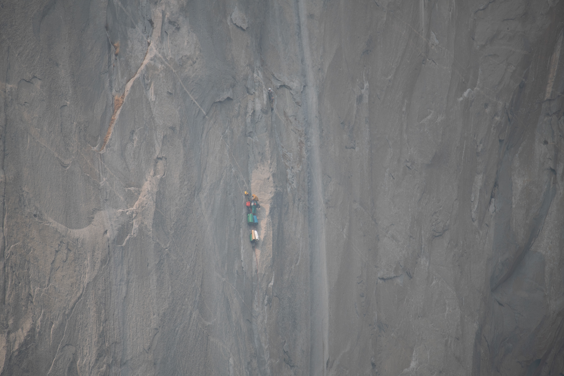 Yosemite - El Capitán, escaladores