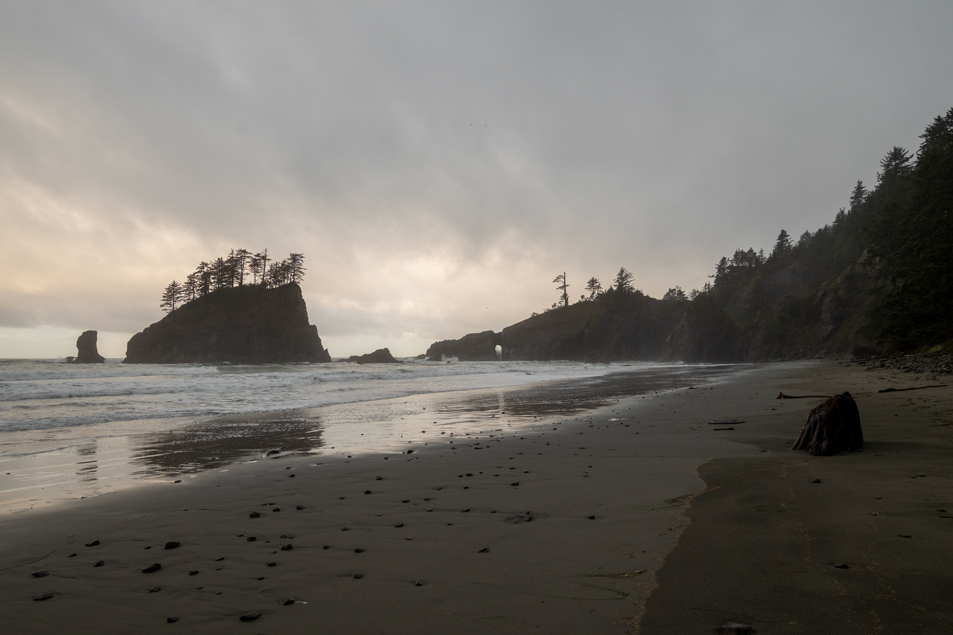 Second Beach, cerca de La Push, WA