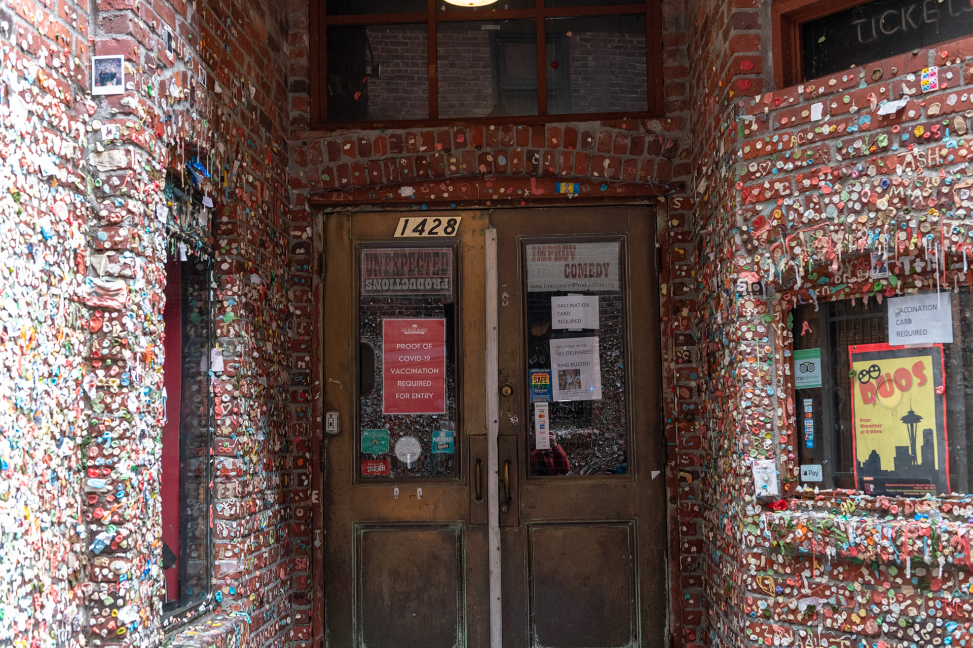 Gum Wall - pared de los chicles, Seattle