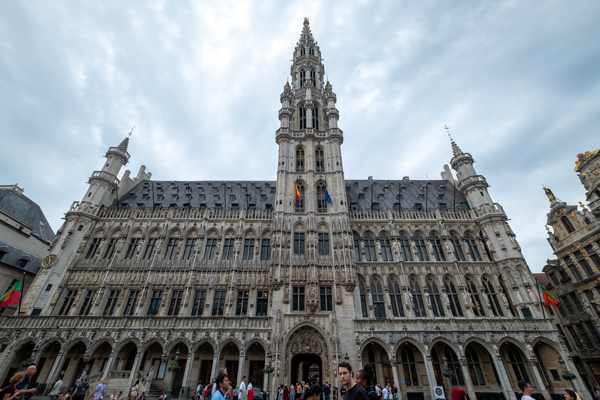 Bruselas - Grand-place, ayuntamiento