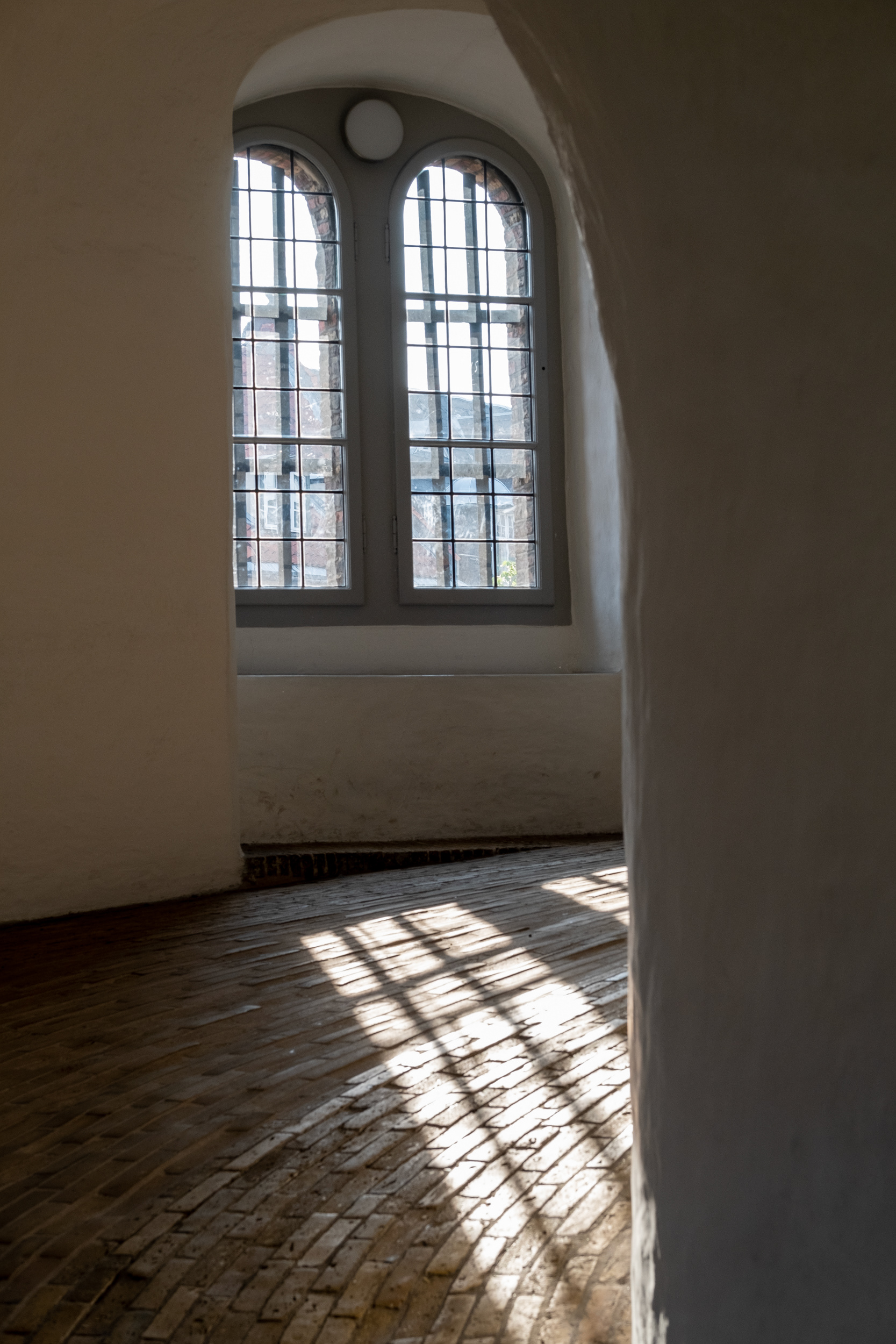 Torre redonda - rundetaarn. 1642, 34,8 mts de alto. Plataforma del observatorio de la universidad