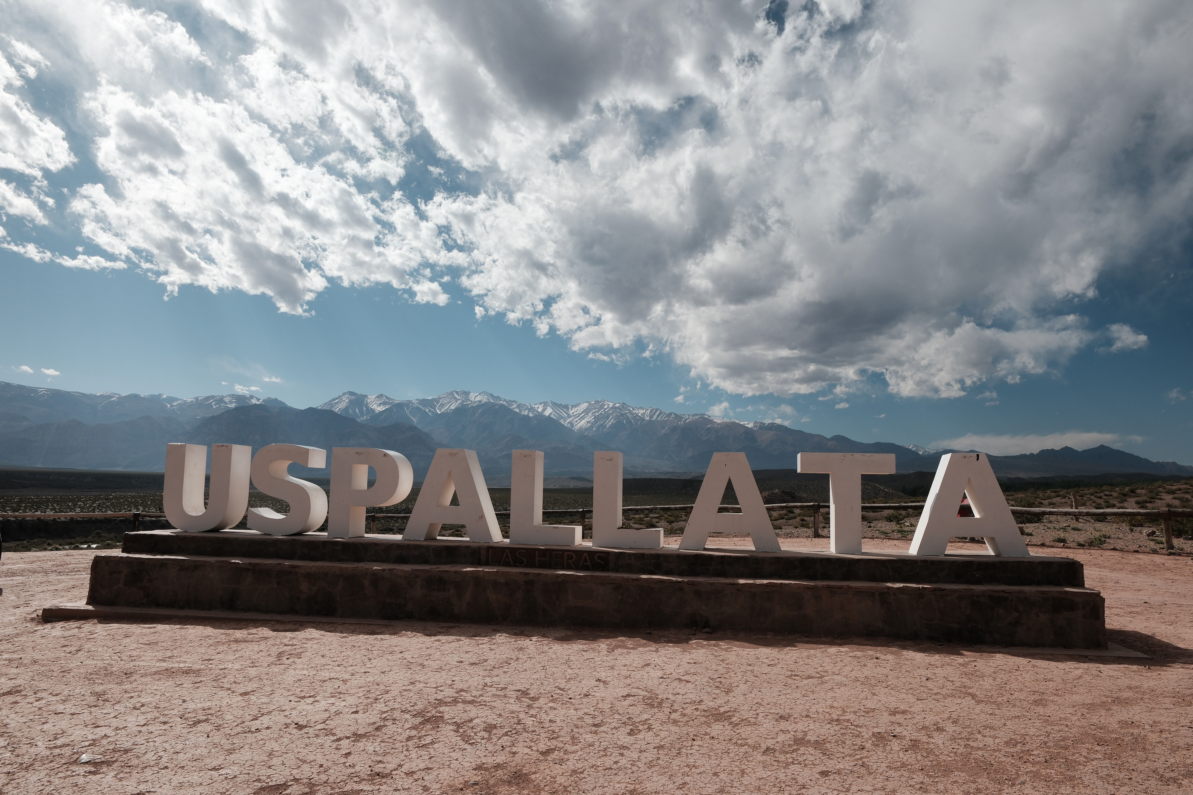 Llegando a Uspallata - Ruta 7