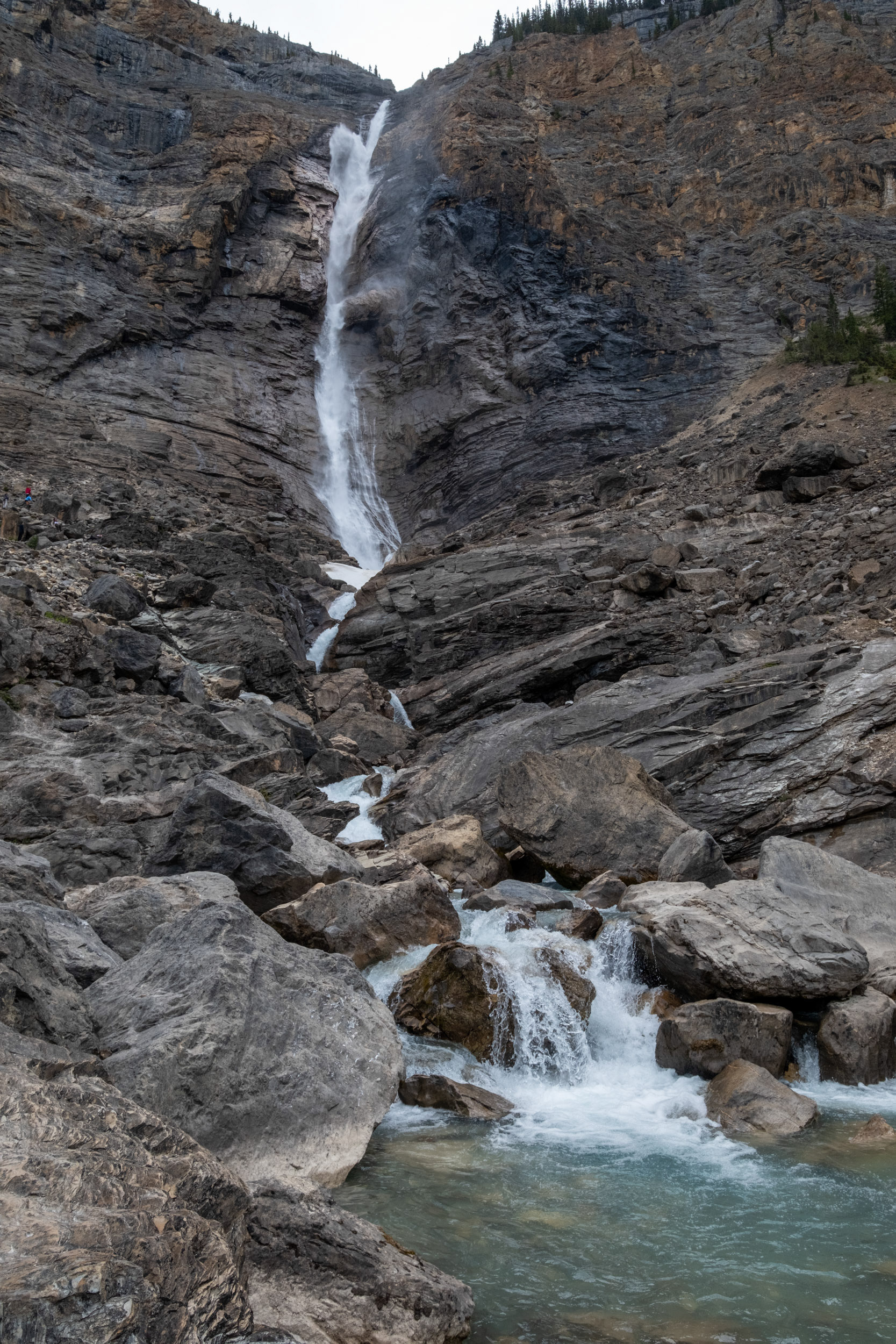 Cascada Takakkaw - 254 mts de caída