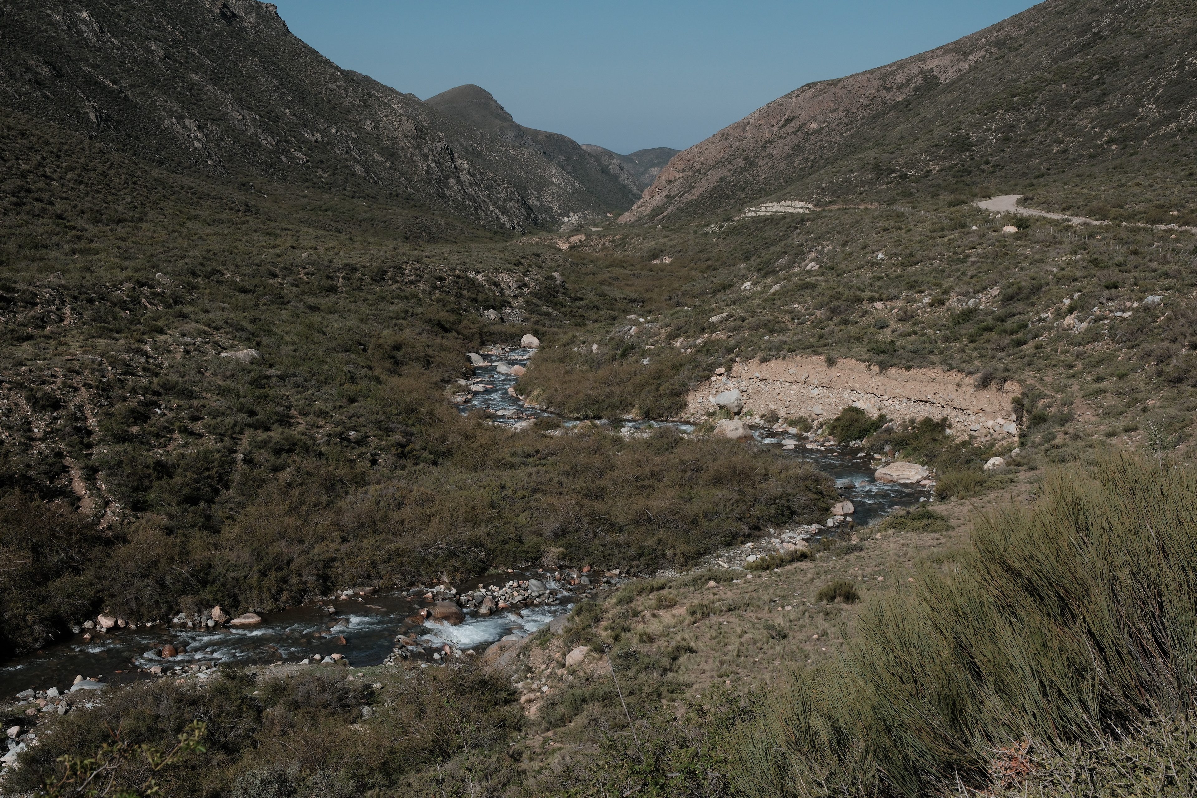 Camino a  el Cajón de Arenales
