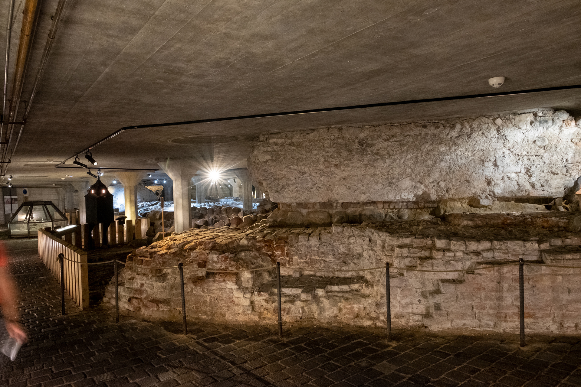 Cimientos de la Torre Azul, Castillo de Copenhague (posterior a Absalón)