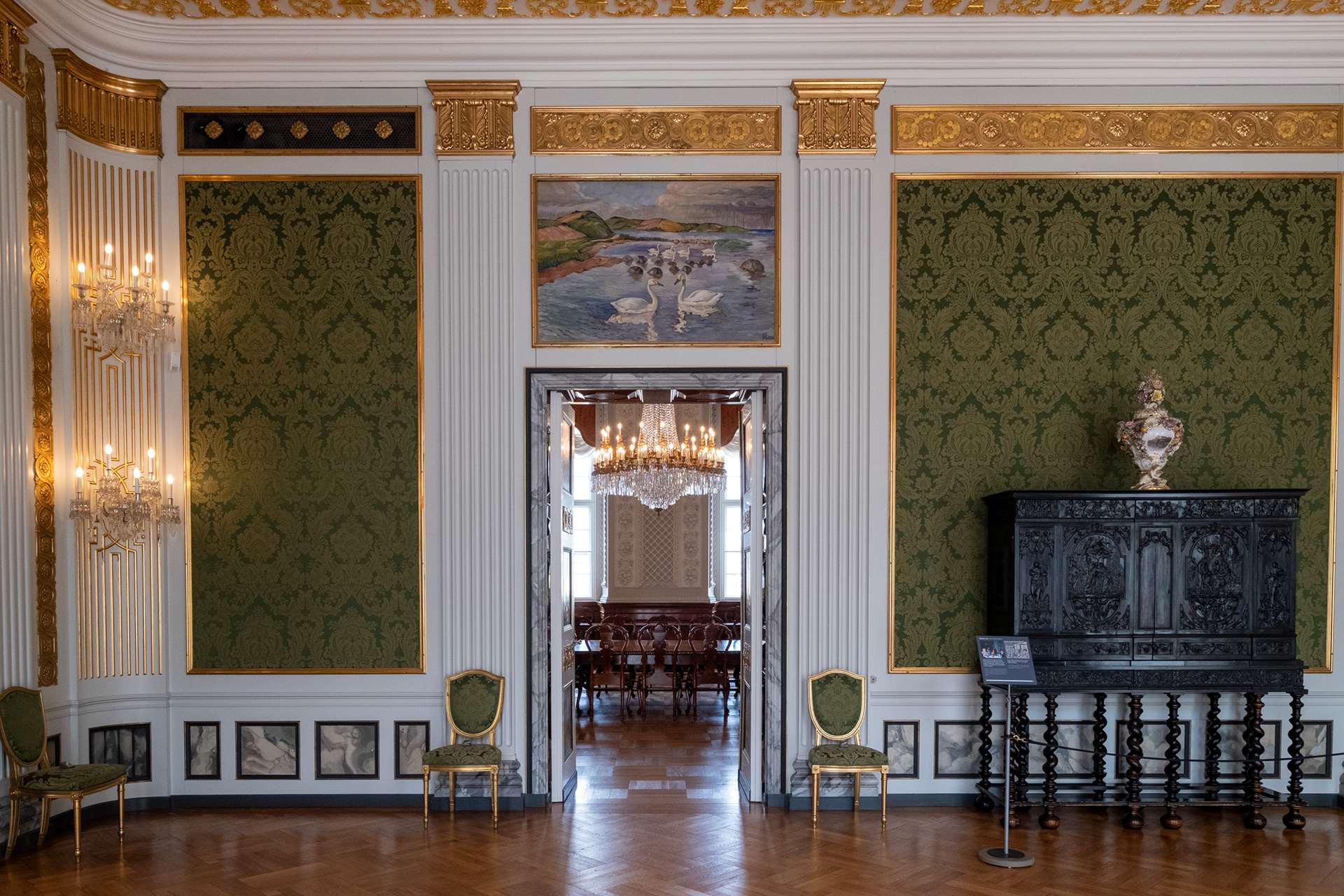 Palacio Christiansborg - habitación verde