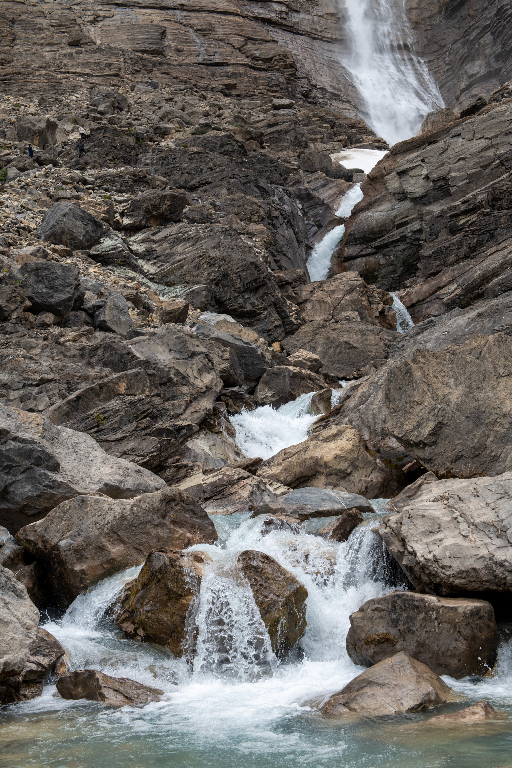 Cascada Takakkaw - 254 mts de caída