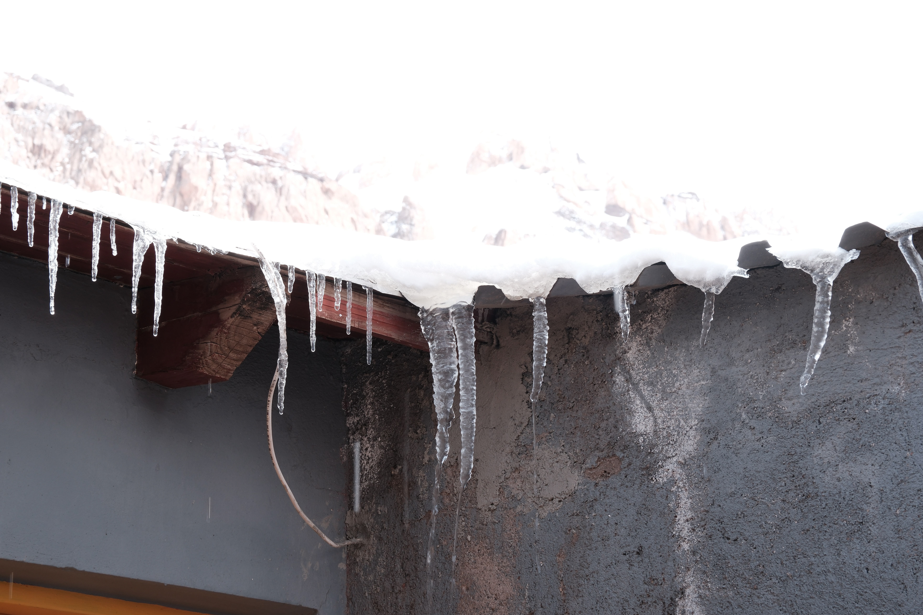 Nevada en Puente del Inca