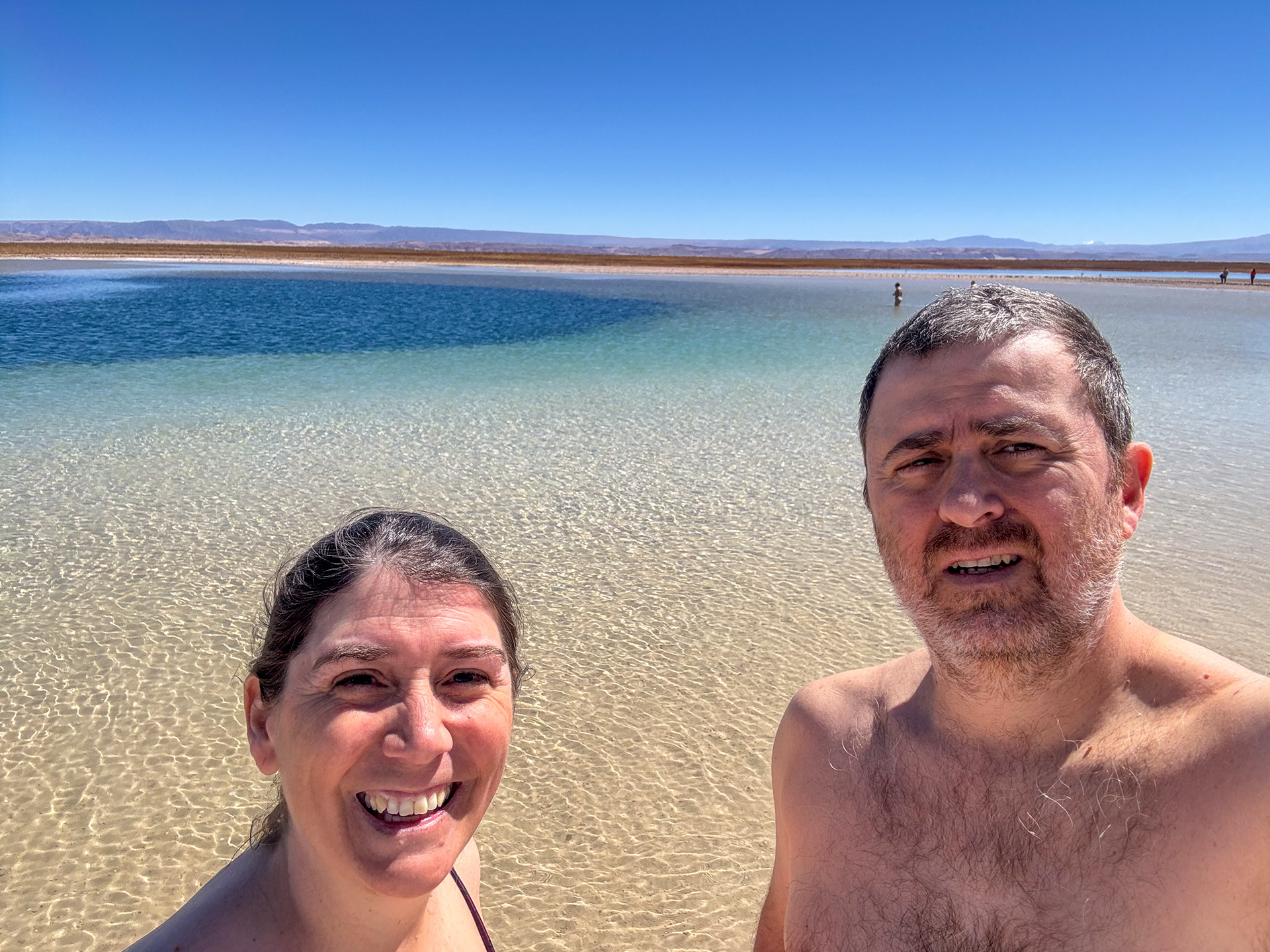 Experiencias de baño gelido en Laguna Cejar
