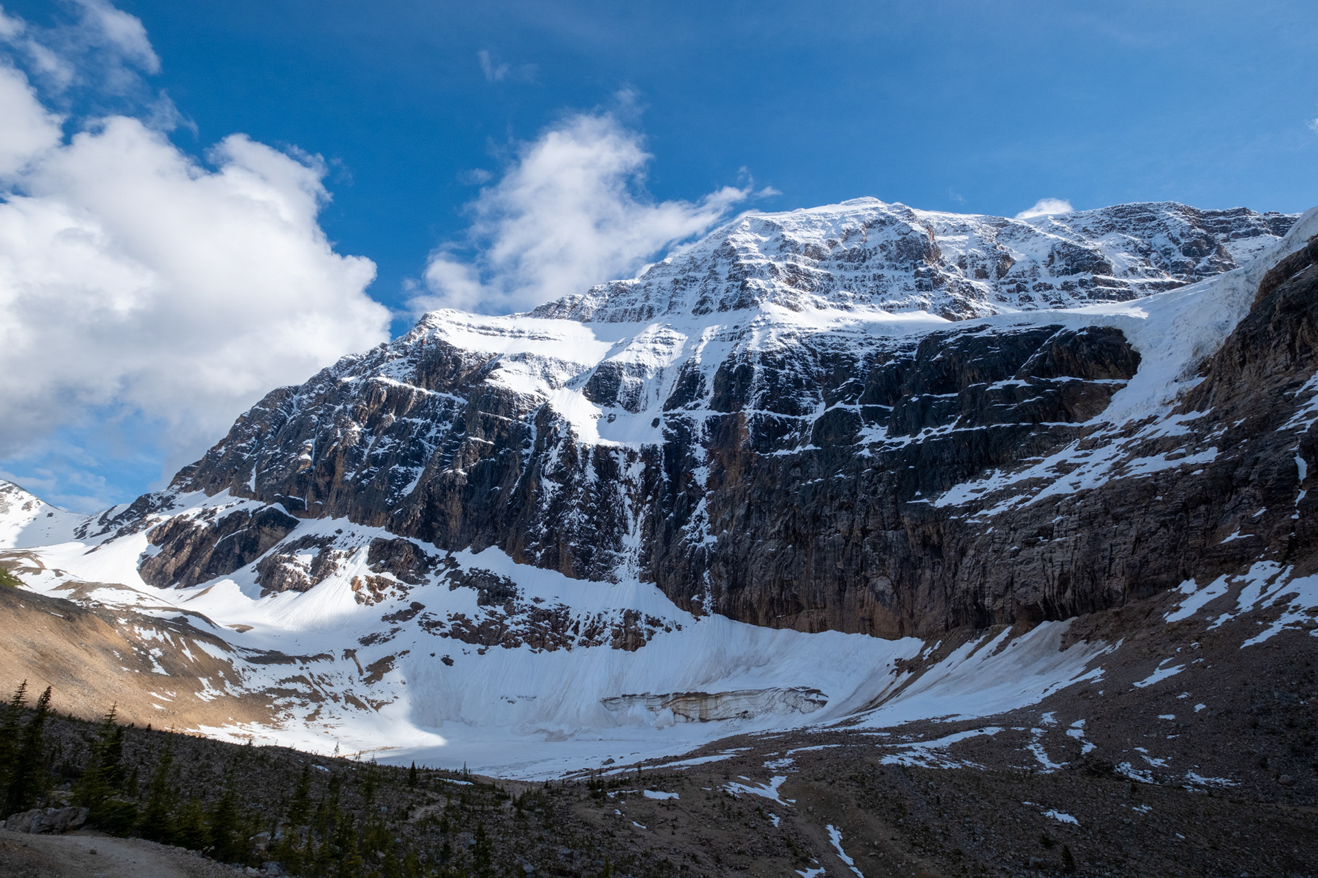 Cavell pond (estanque) - riesgo de avalancha e inundación repentina