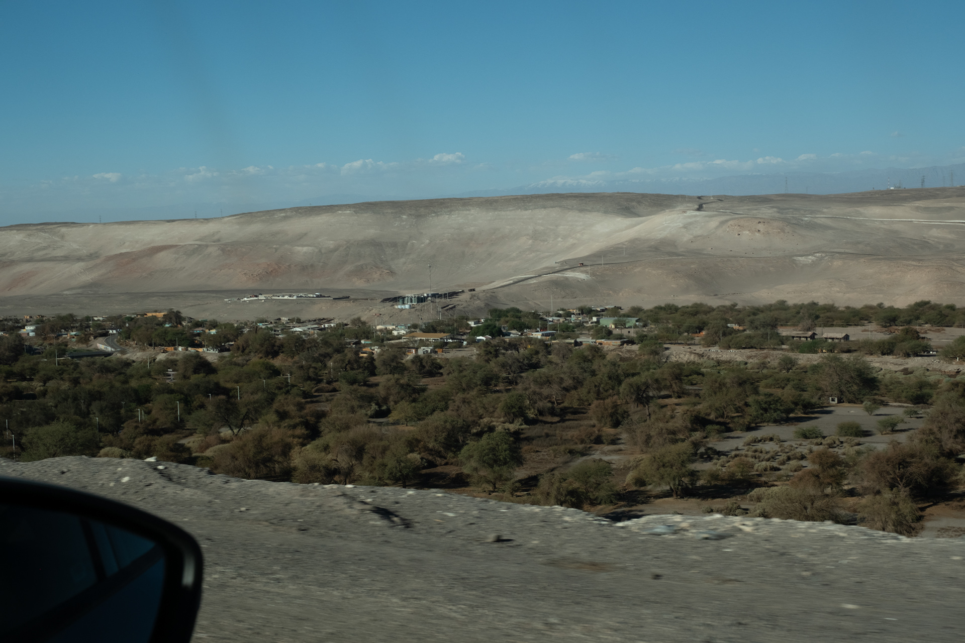 Oasis en el medio del desierto