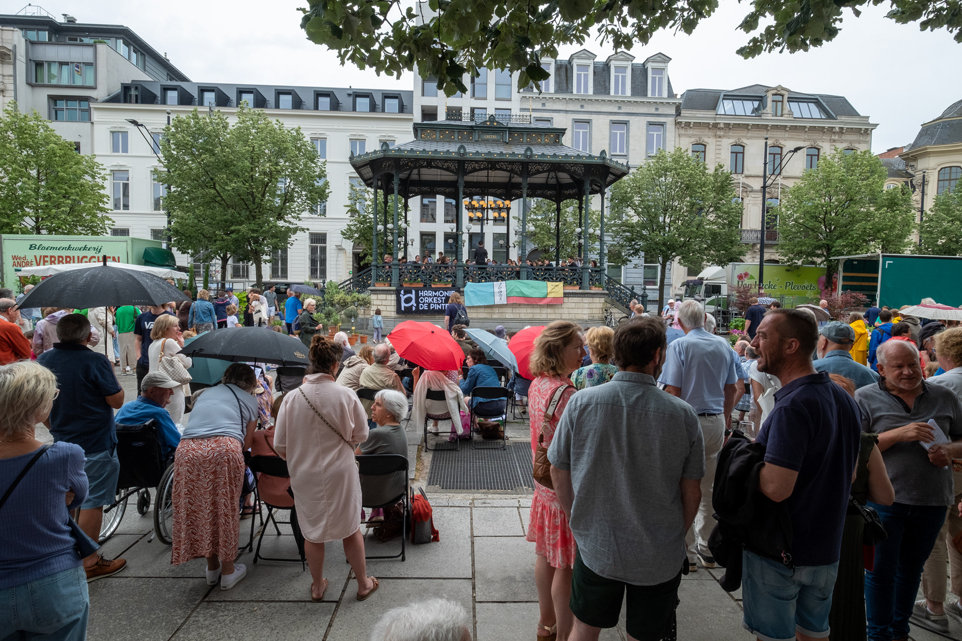 Plaza Kouter, música en vivo