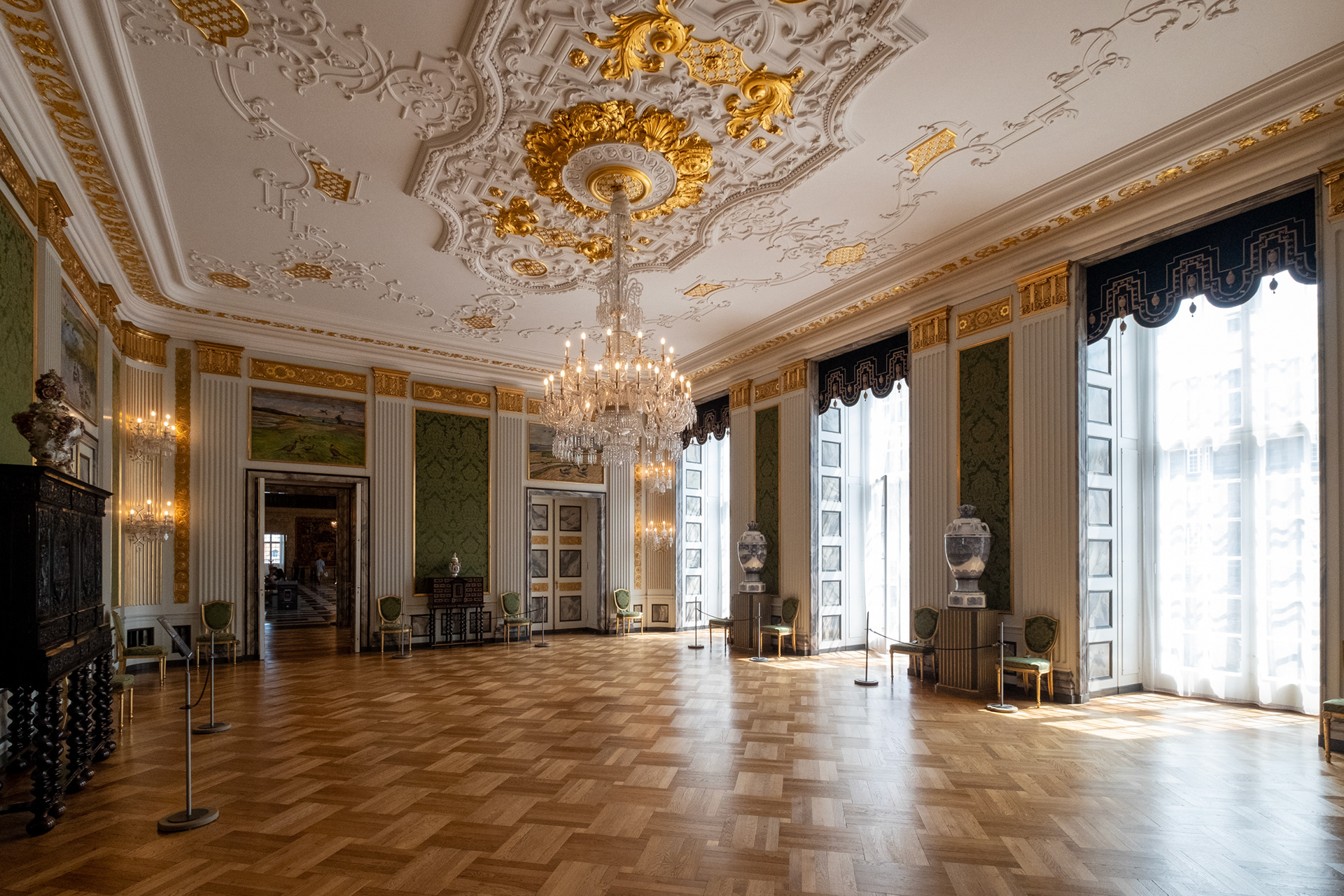 Palacio Christiansborg - habitación verde