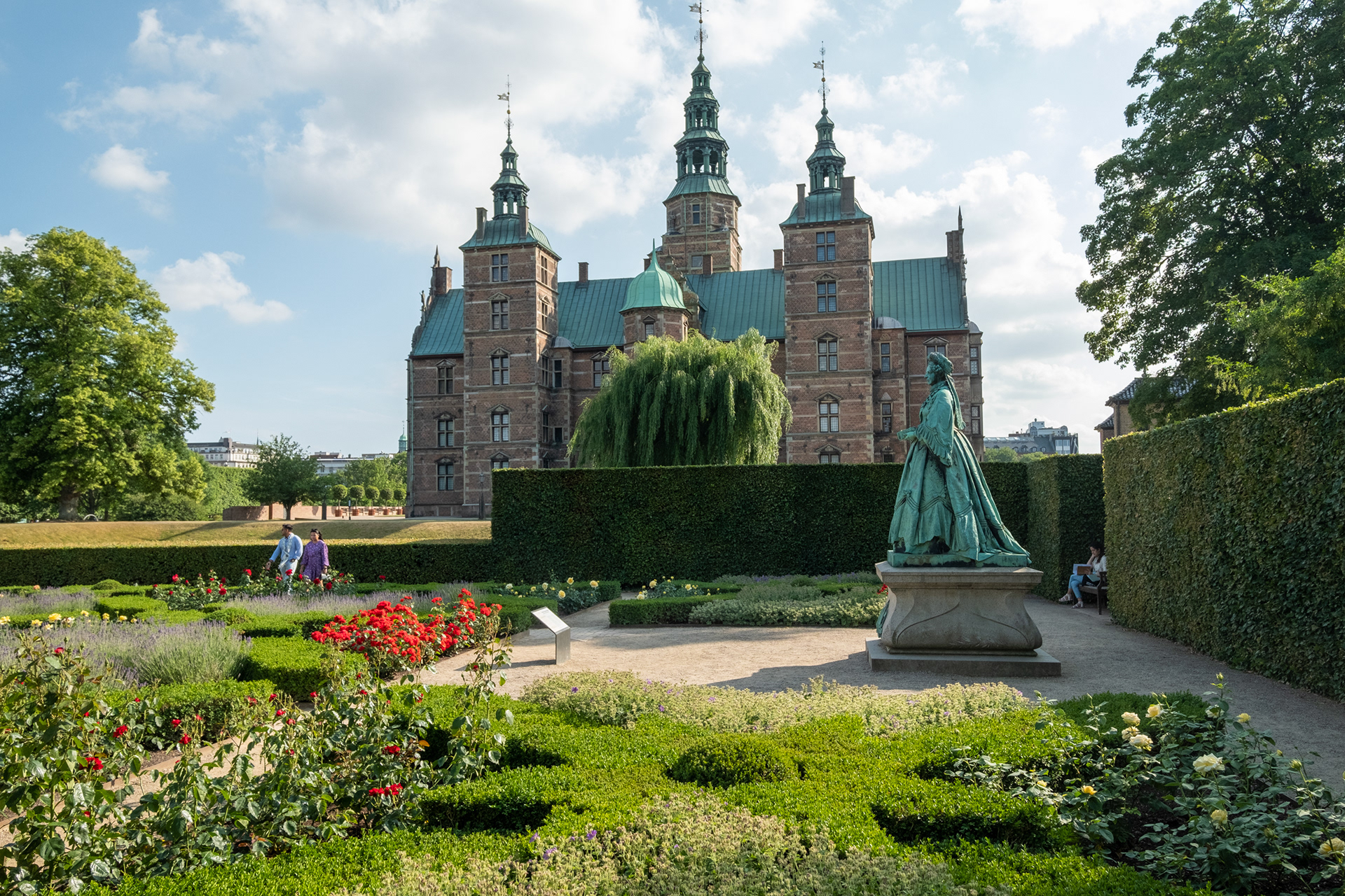 Castillo de Rosenborg, palacio y jardines de estilo renacentista