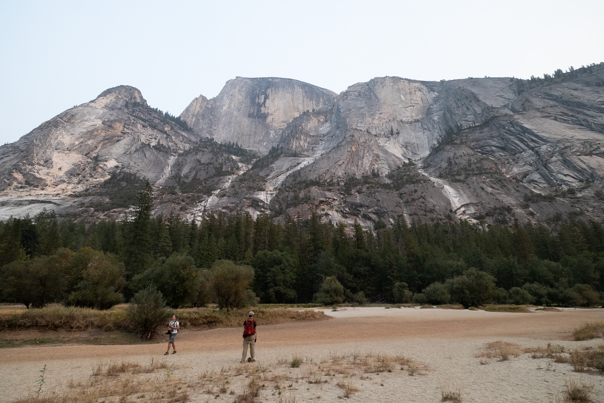 Yosemite - Mirror Lake, solo hay lago si es época de lluvia :'-(