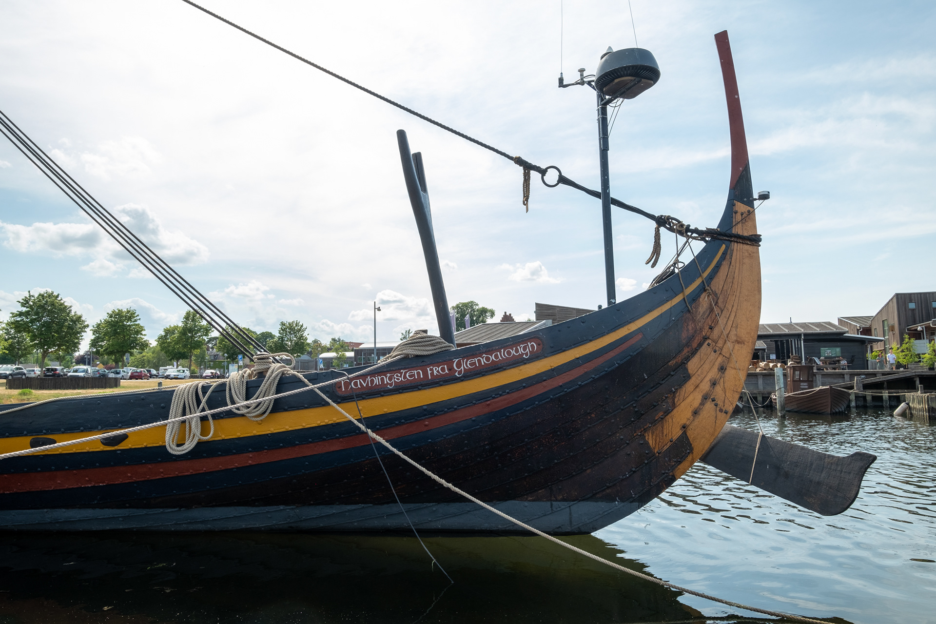 Réplica del Skuldelev 2 (1042) - barco de guerra vikingo.