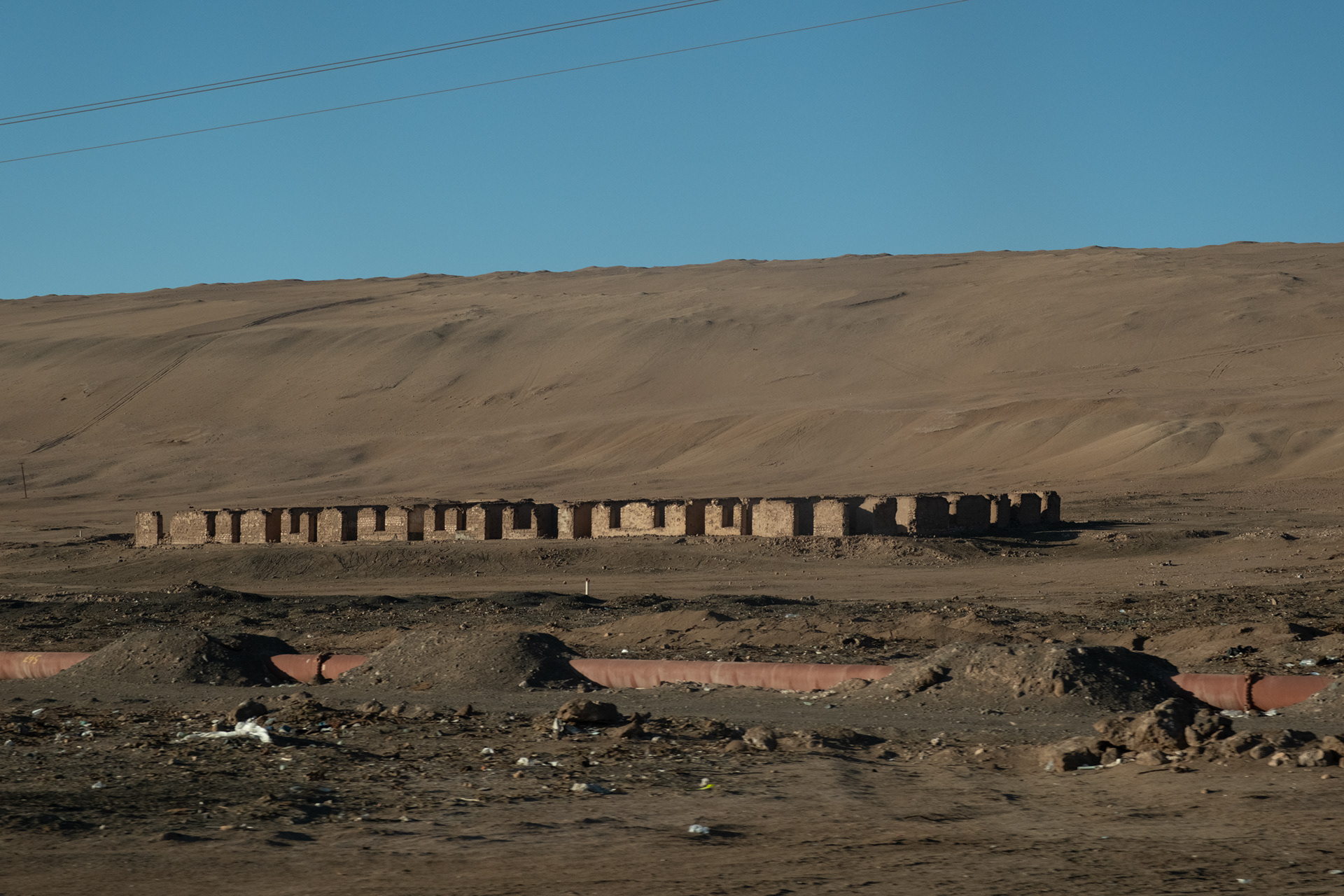 Ruinas de salitreras abandonadas