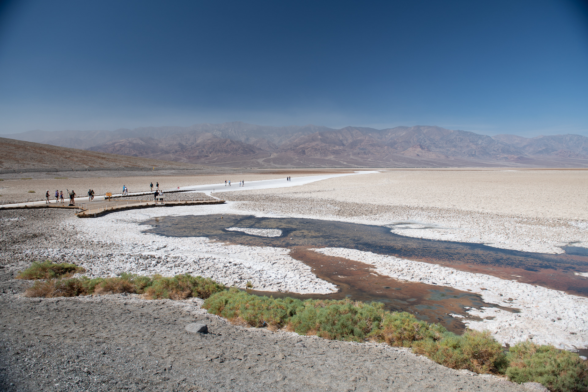 Death Valley - Badwater basin, 85 metros por debajo del nivel del mar