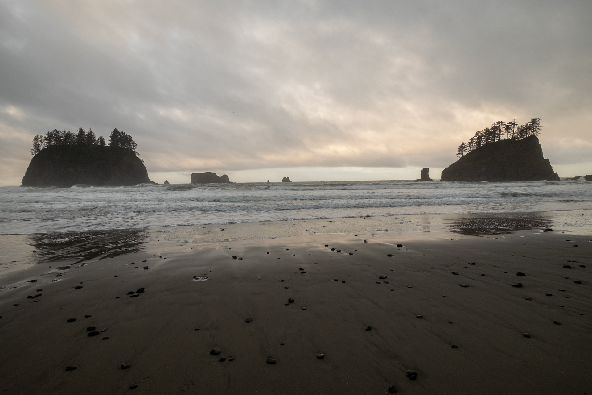 Second Beach, cerca de La Push, WA