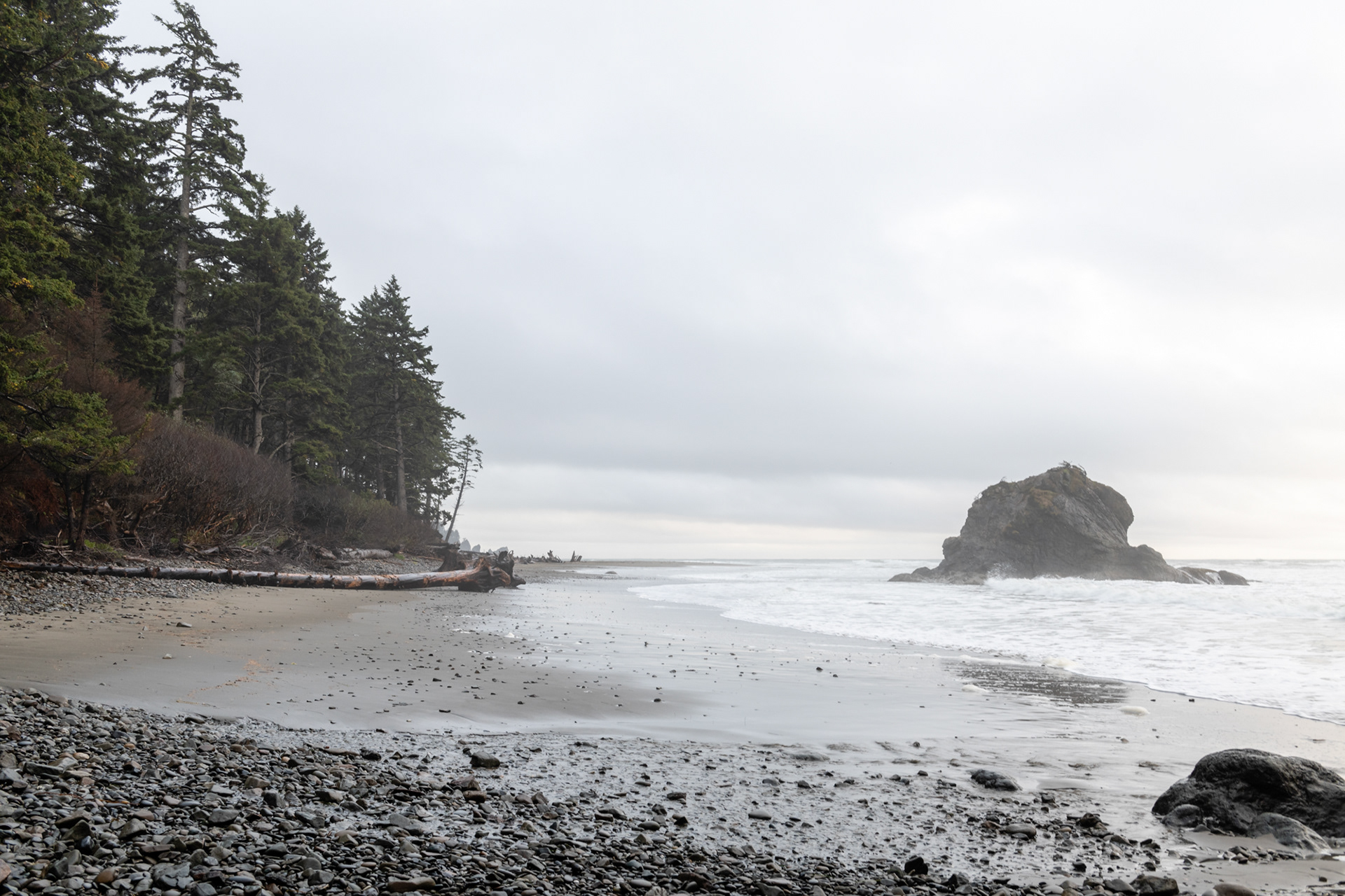 Second Beach, cerca de La Push, WA