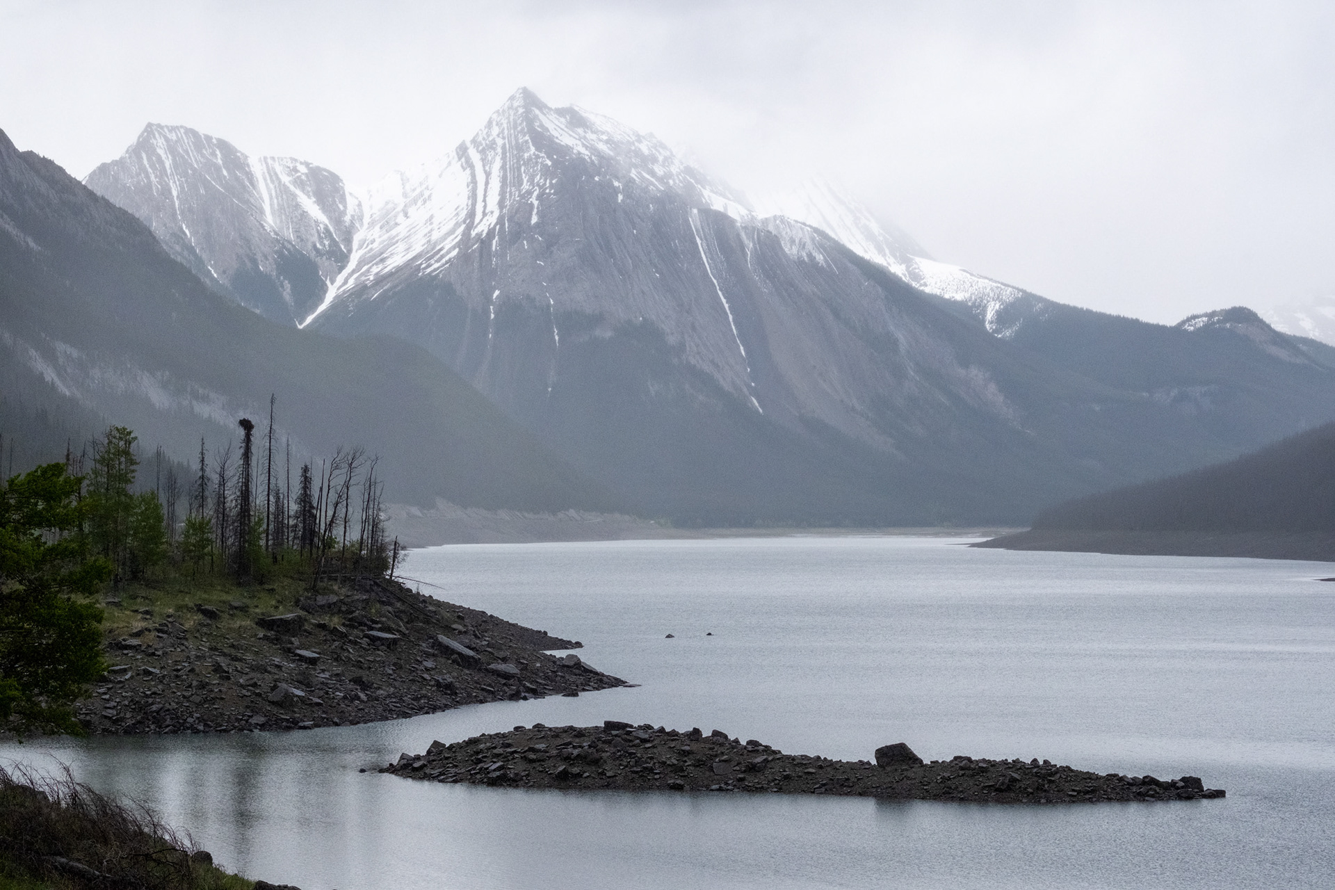 Lago Medicine - nido de águila calva