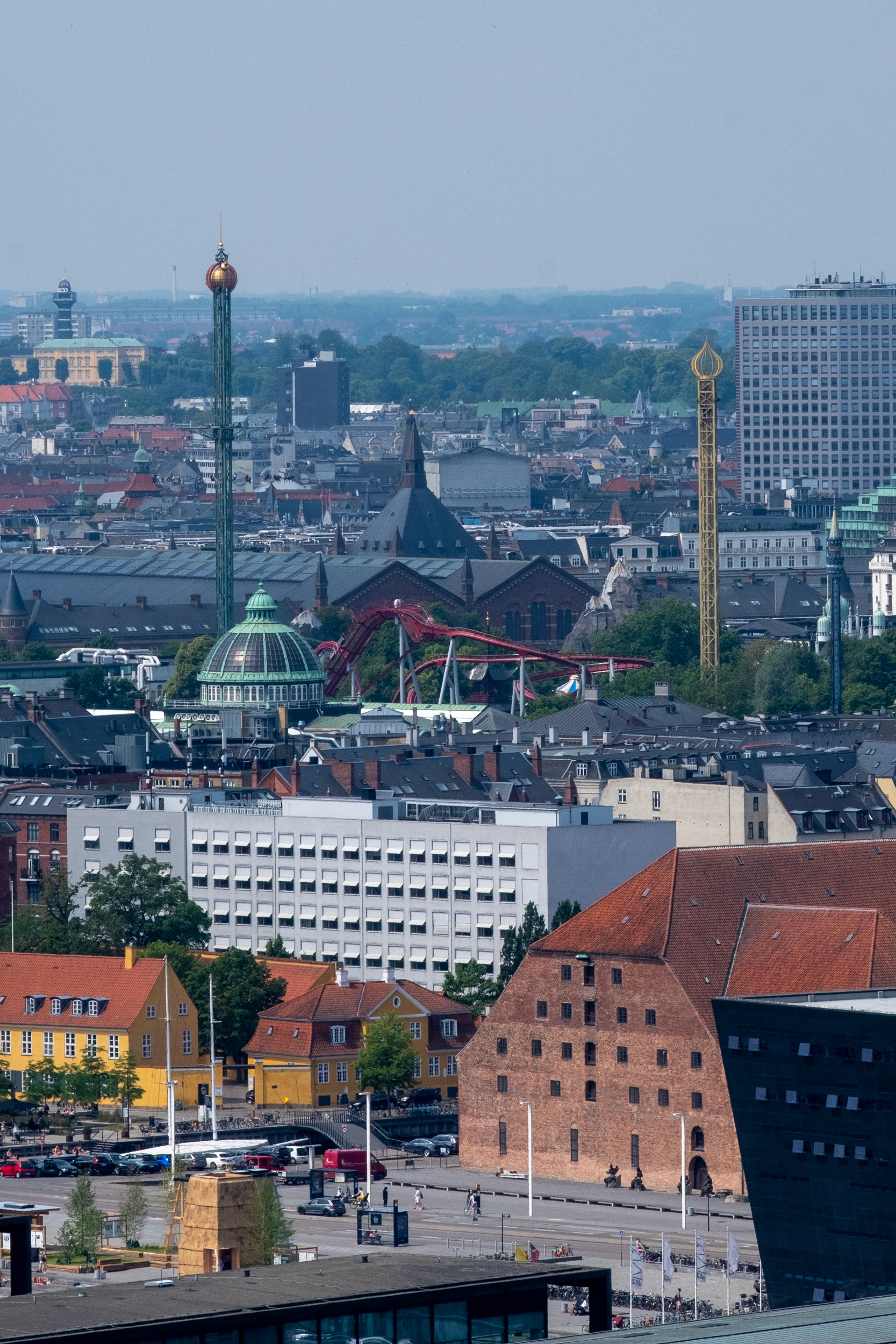 Vista desde la torre de la iglesia - Jardines de Tívoli