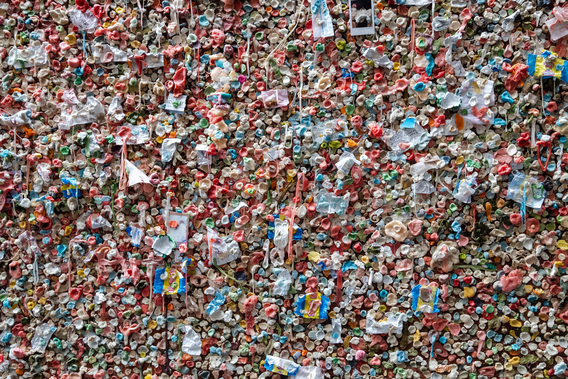 Gum Wall - pared de los chicles, Seattle