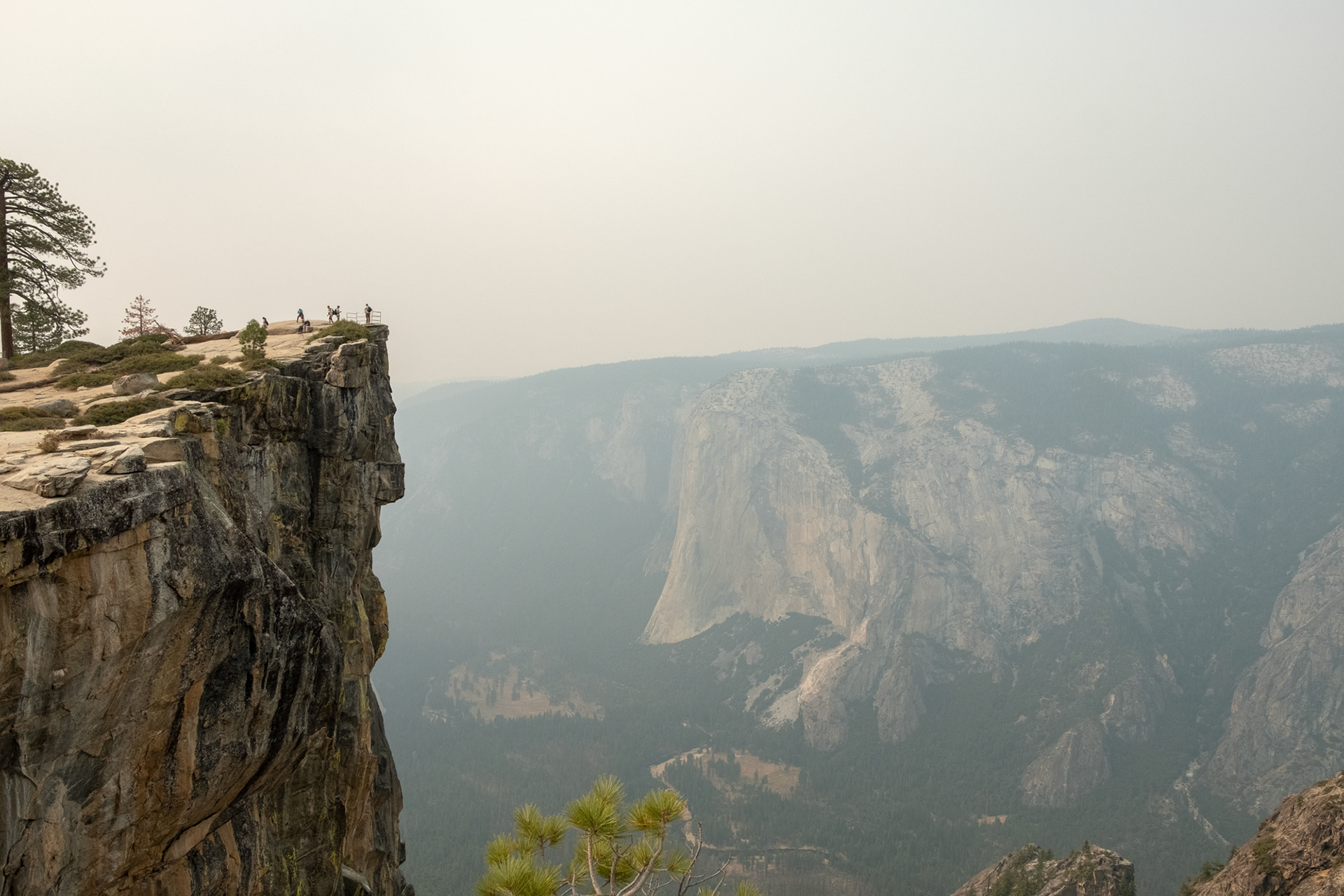 Yosemite -  Taft Point, vista del valle