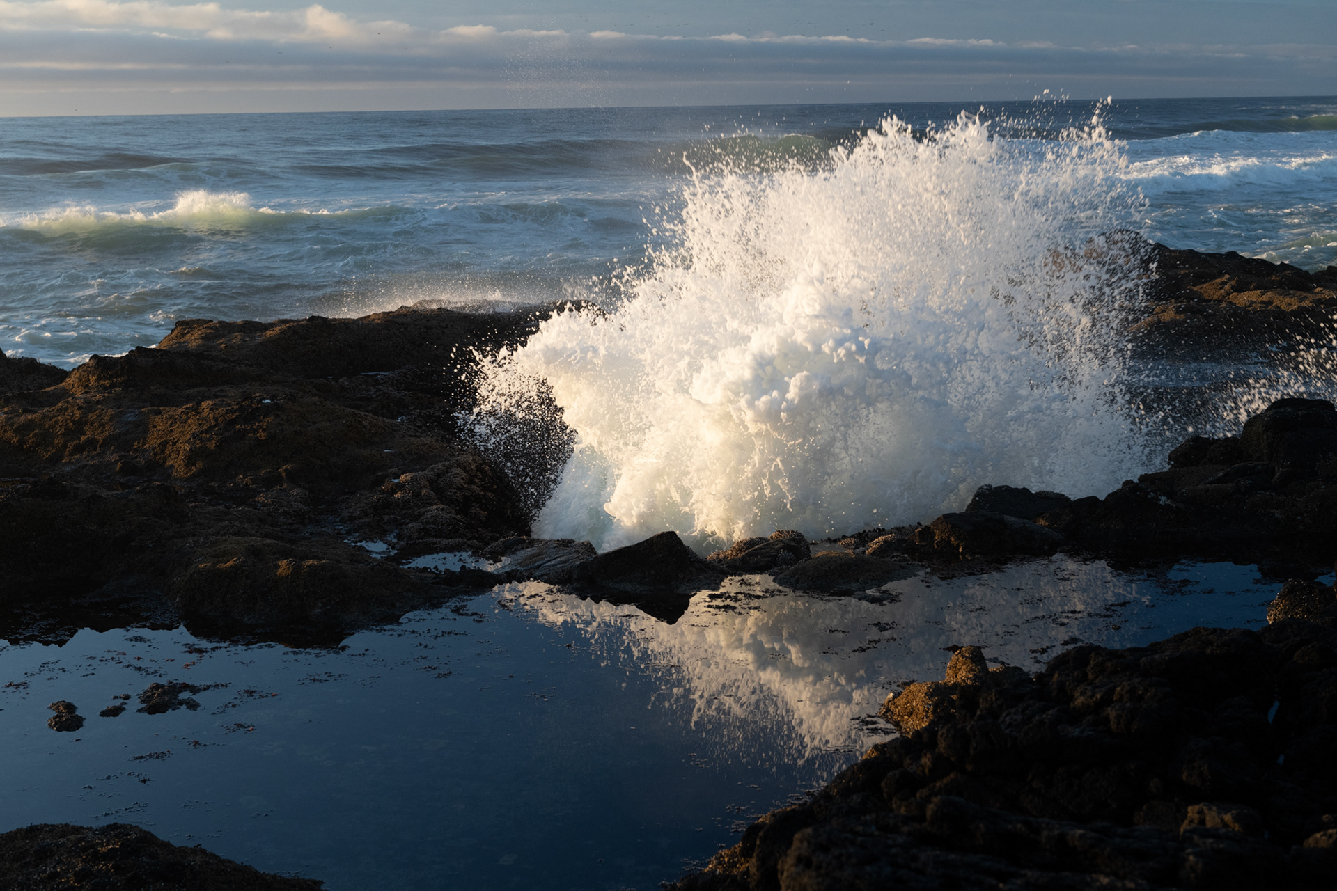Thor's Well (pozo de Thor), cerca de Yachats, OR