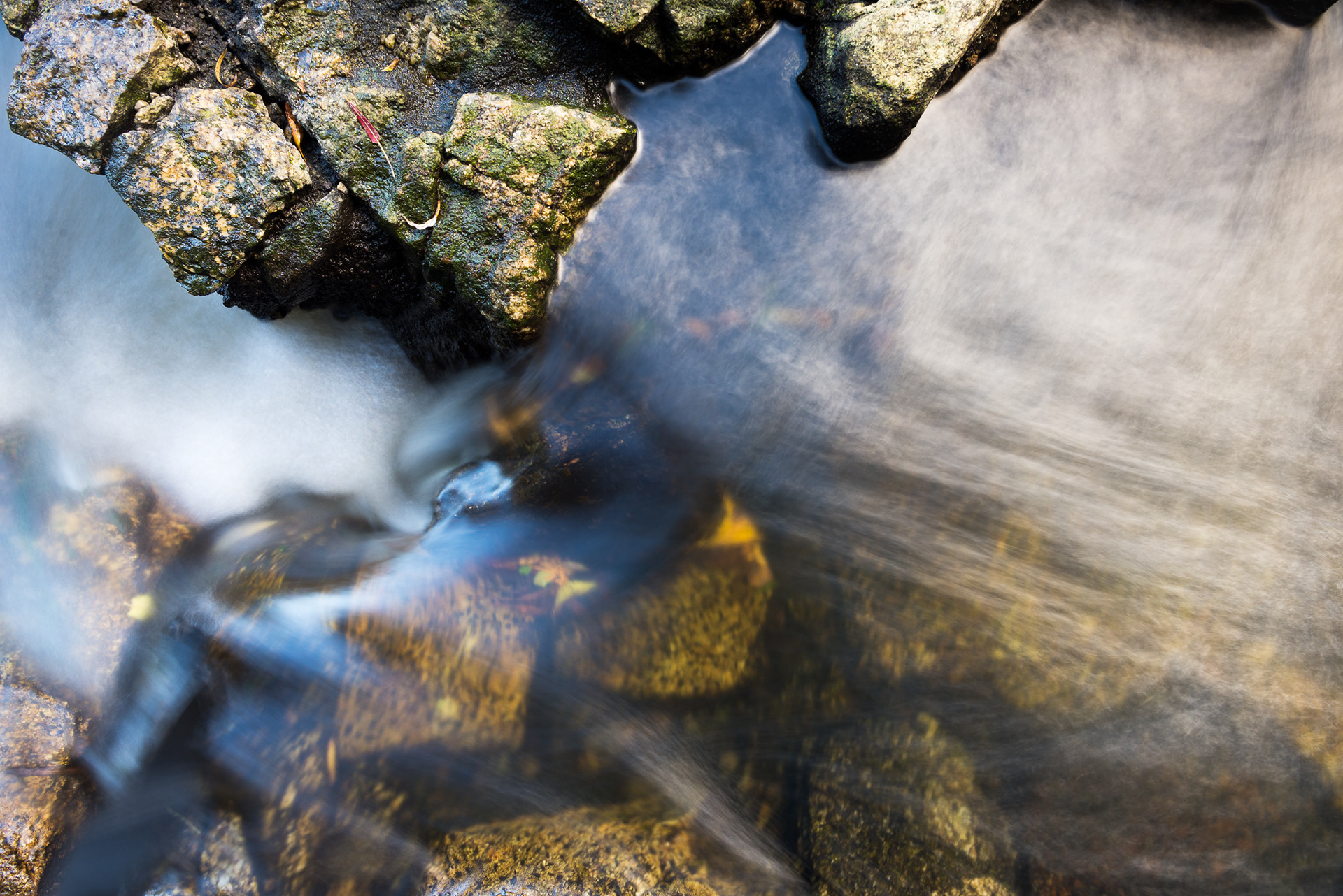 Flowing Water - Flowing water of the Rosario River, just a few meters away from the famous Molino Quemado (burnt mill). This is my first attempt to capture moving water using a set of new ND filters I have. Rosario, Colonia, Uruguay