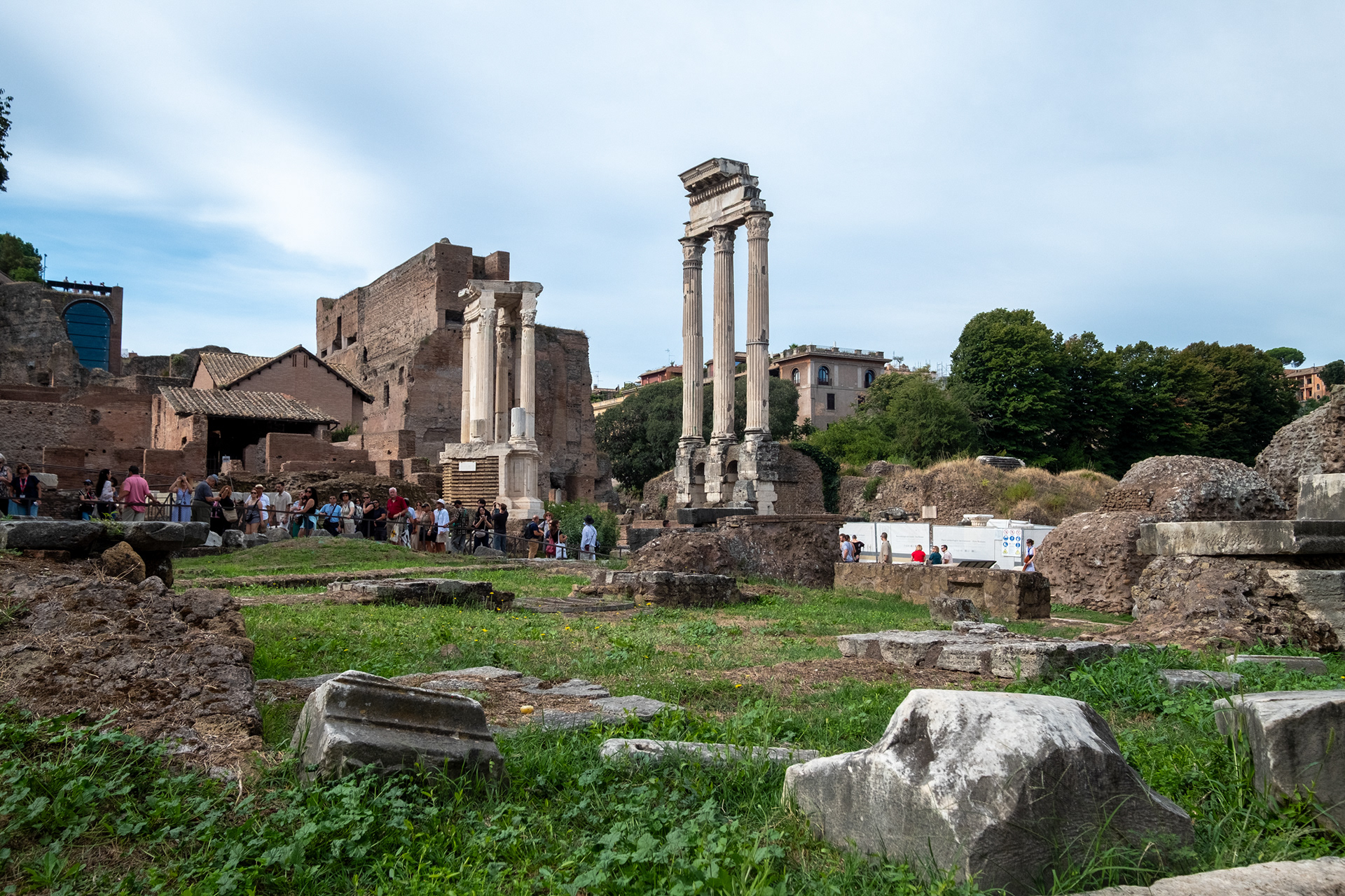 Foro Romano - Templo de Saturno 