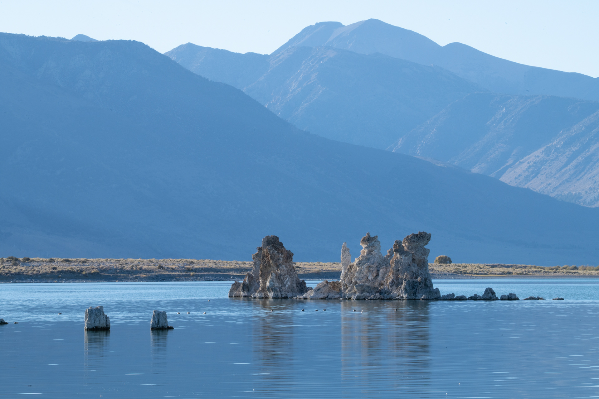 Mono Lake - columnas de toba