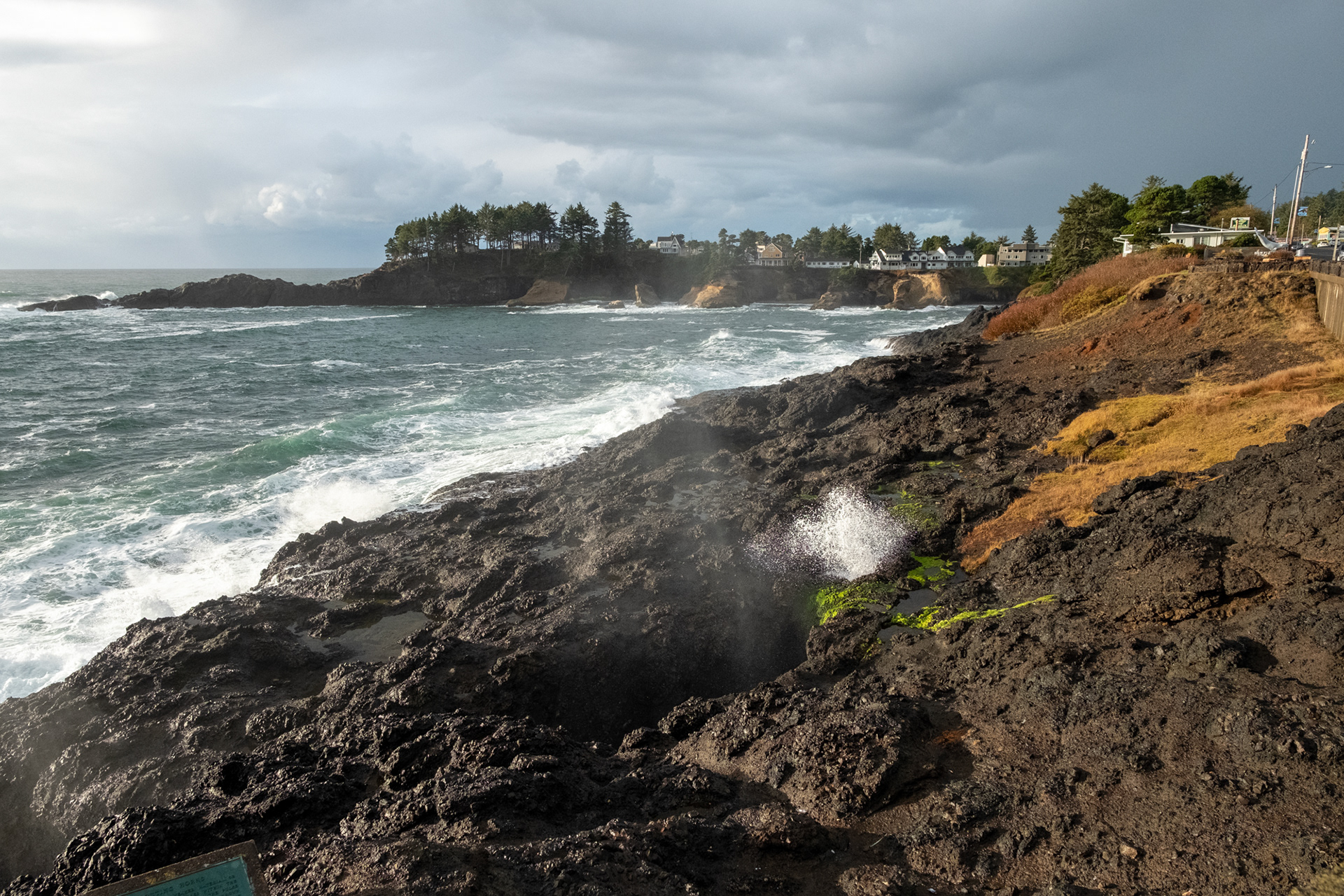 Depoe Bay, hoyo soplador, OR