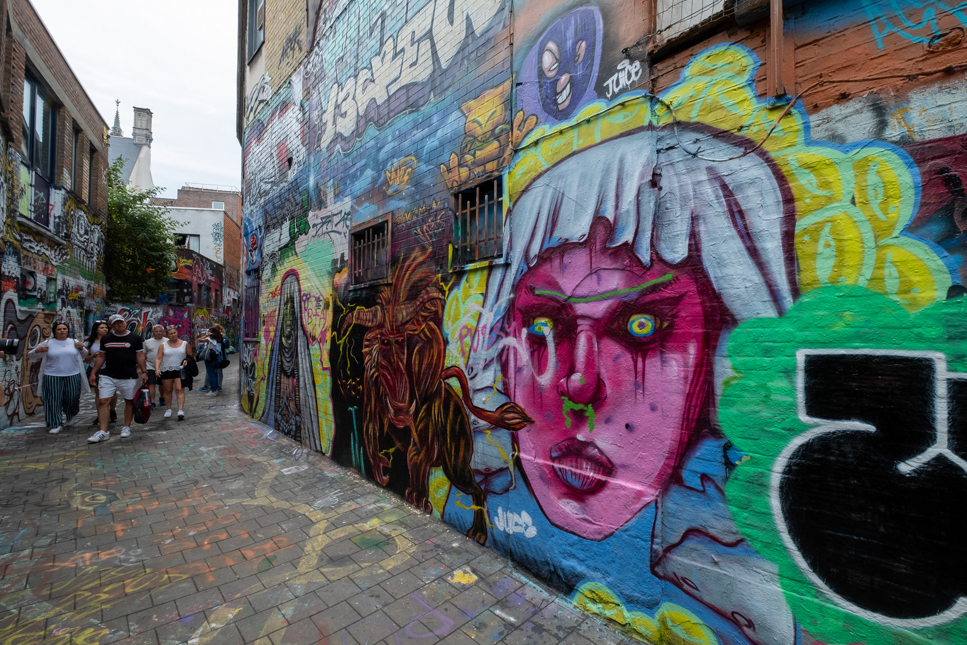 Werregarenstraat - Calle de los grafitis