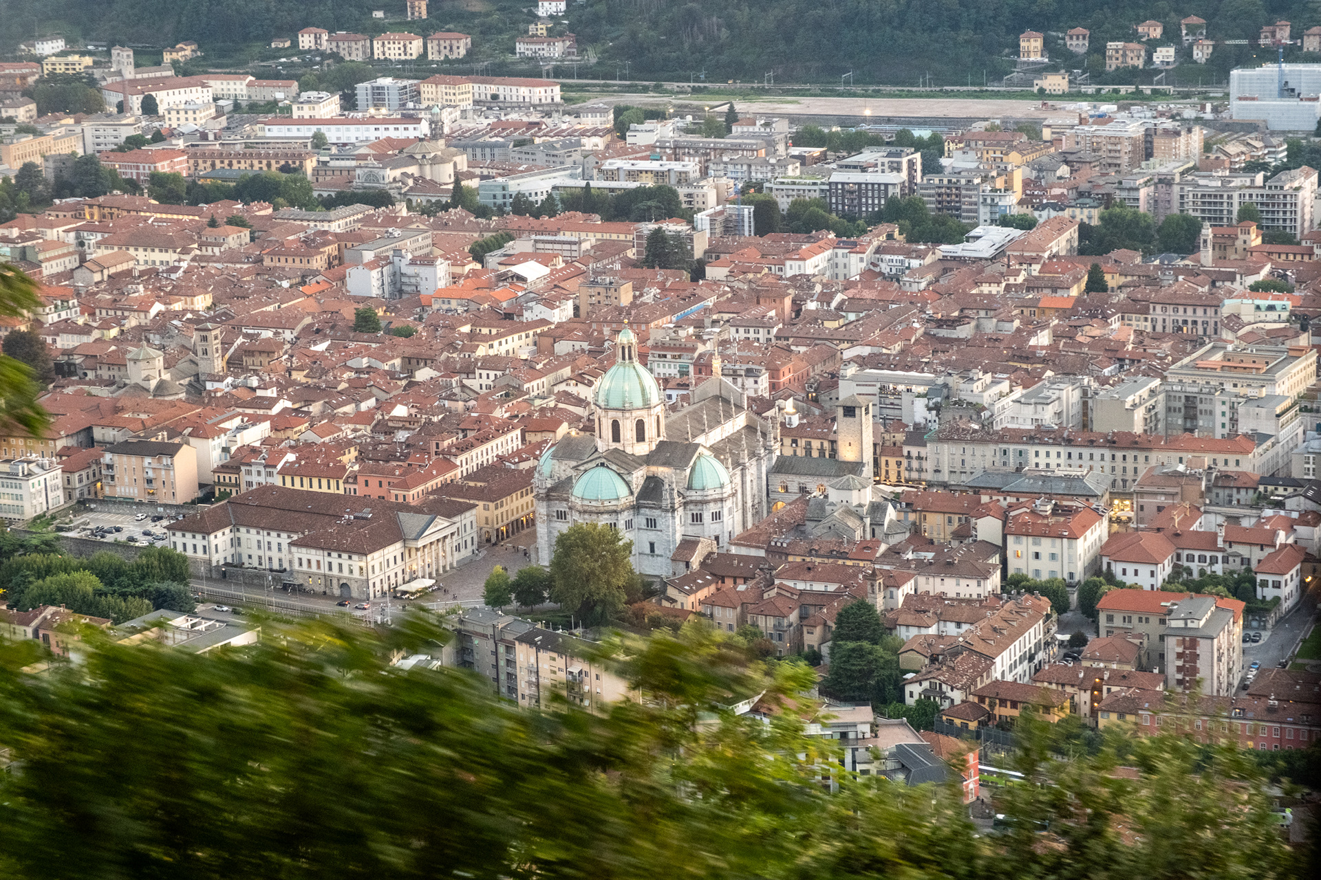 Vista de Como - Funicular