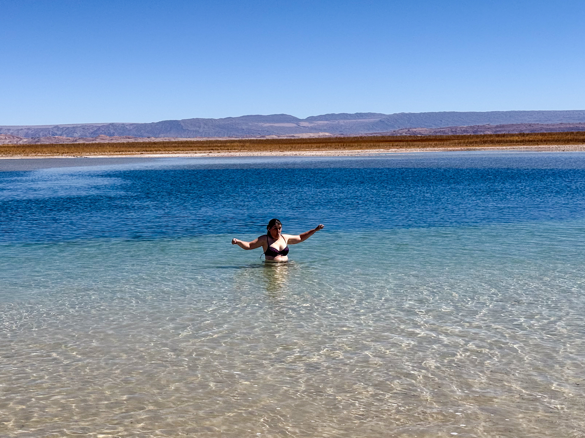 Experiencias de baño gelido en Laguna Cejar
