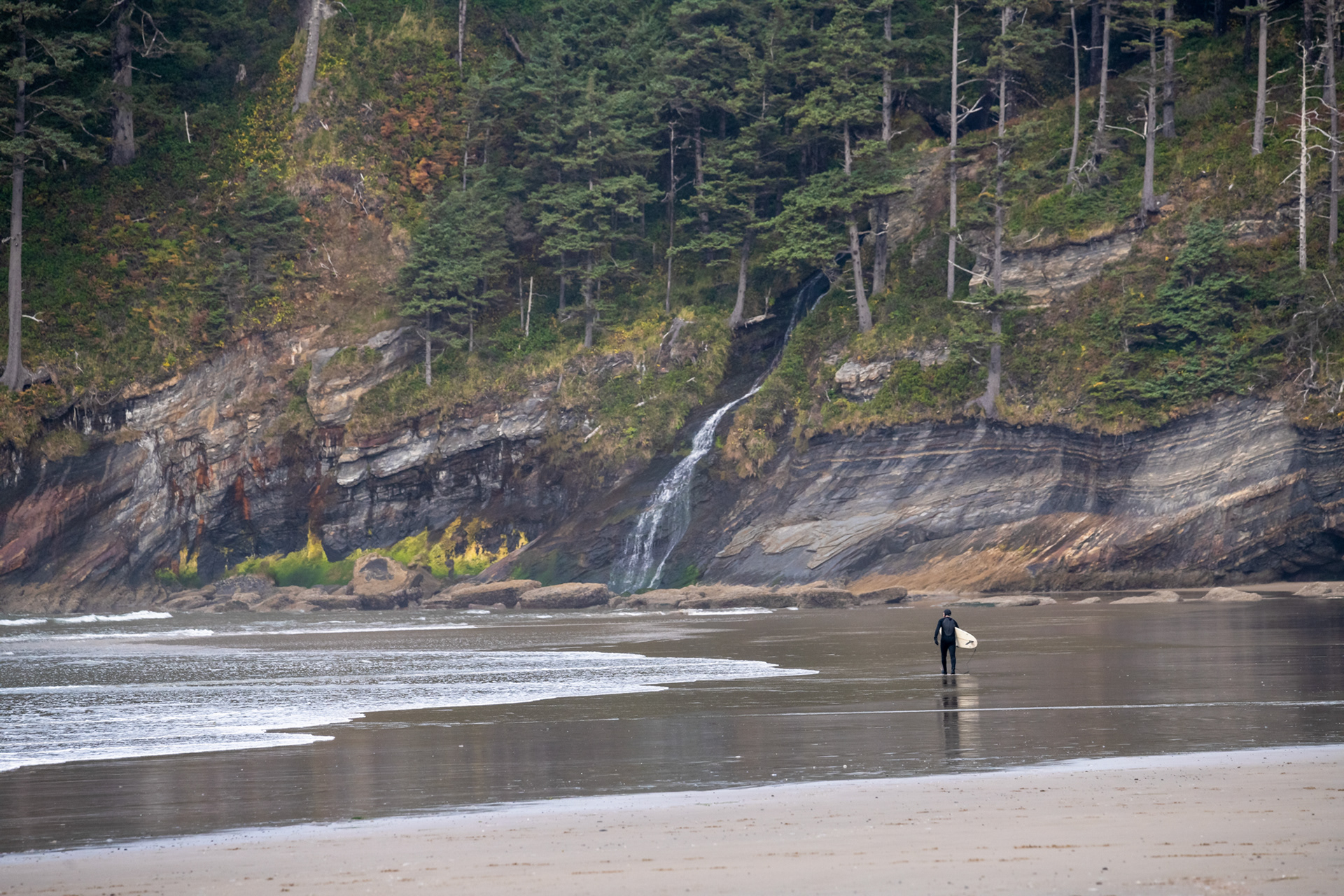 Blumenthal Falls - Short Sand Beach - Oswald West State Park