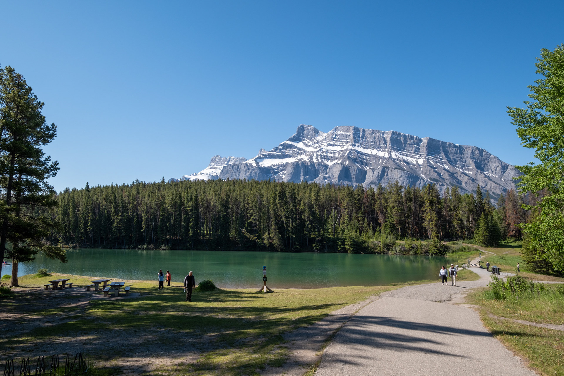 Lago Johnson - Monte Rundle