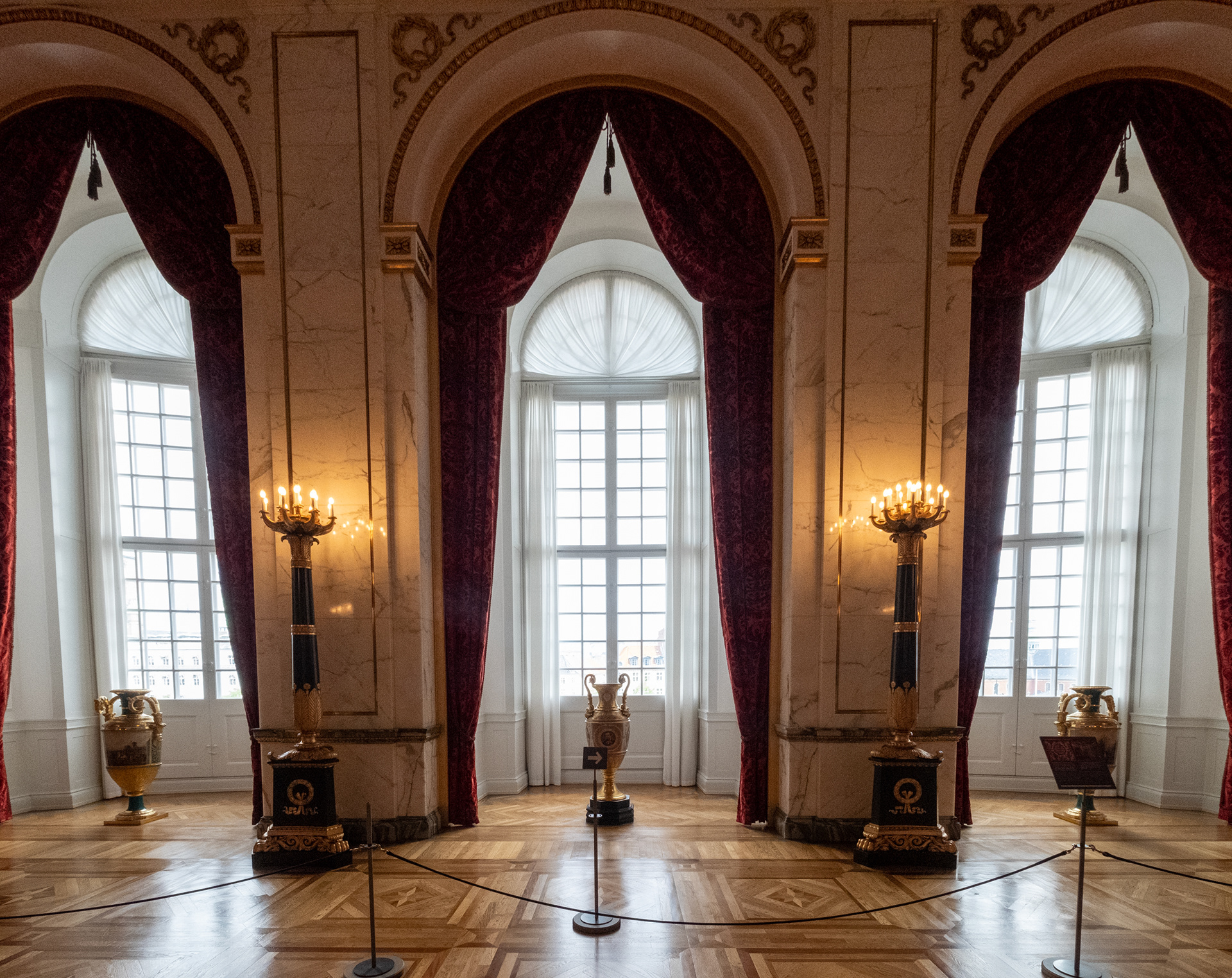 Palacio Christiansborg - sala de terciopelo