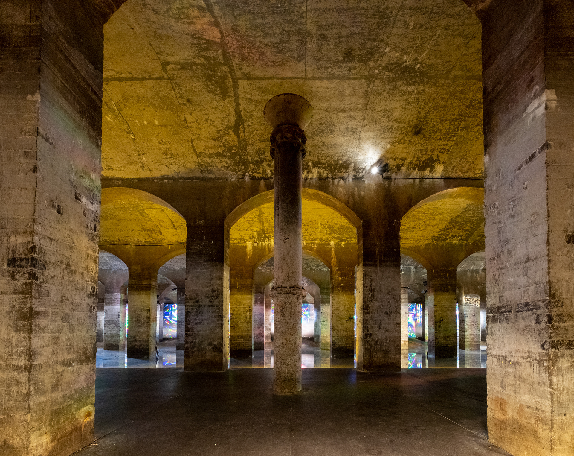 Cisterna - construido entre 1856 y 59, era abierto, pero luego fue cubierto en 1891